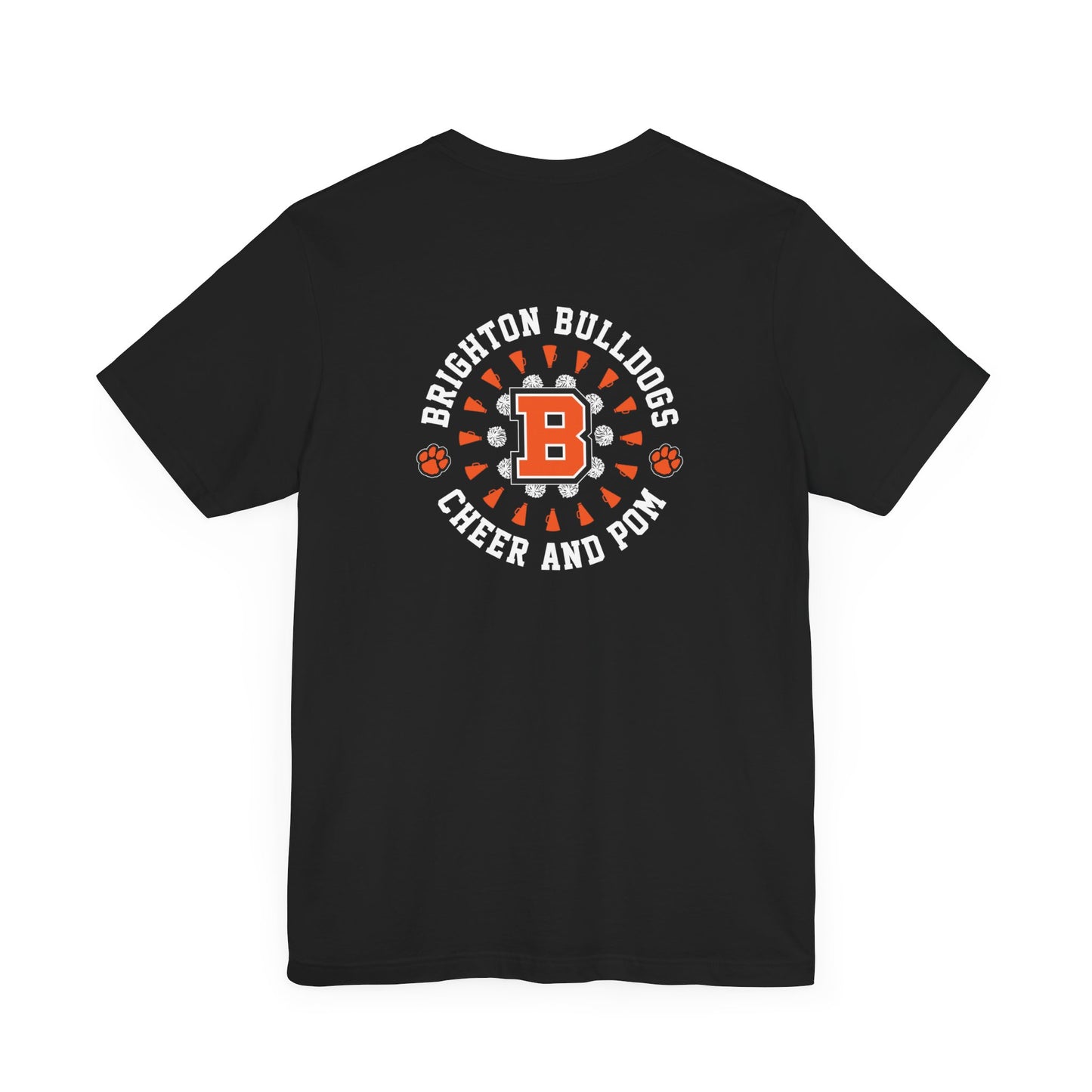 ADULT Double-Sided Cheer and Pom Short Sleeve Tee (Unisex) - Premium