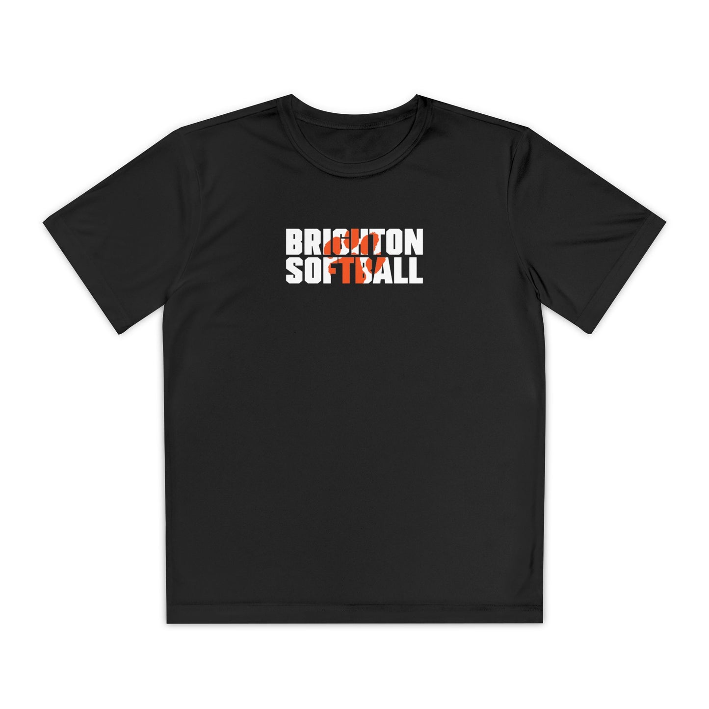 YOUTH Softball Paw Moisture Wicking Tee (Unisex)