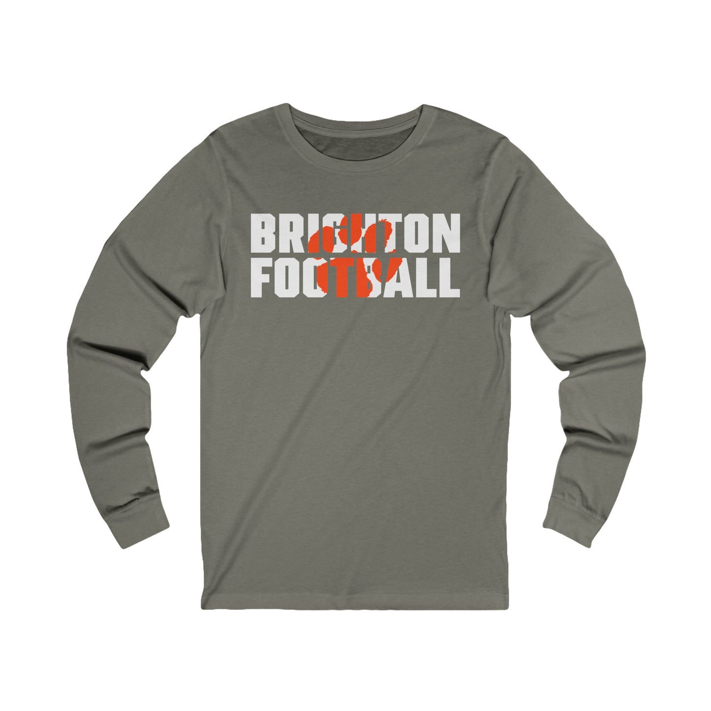 ADULT Brighton Football Long Sleeve Tee (Unisex) - Premium