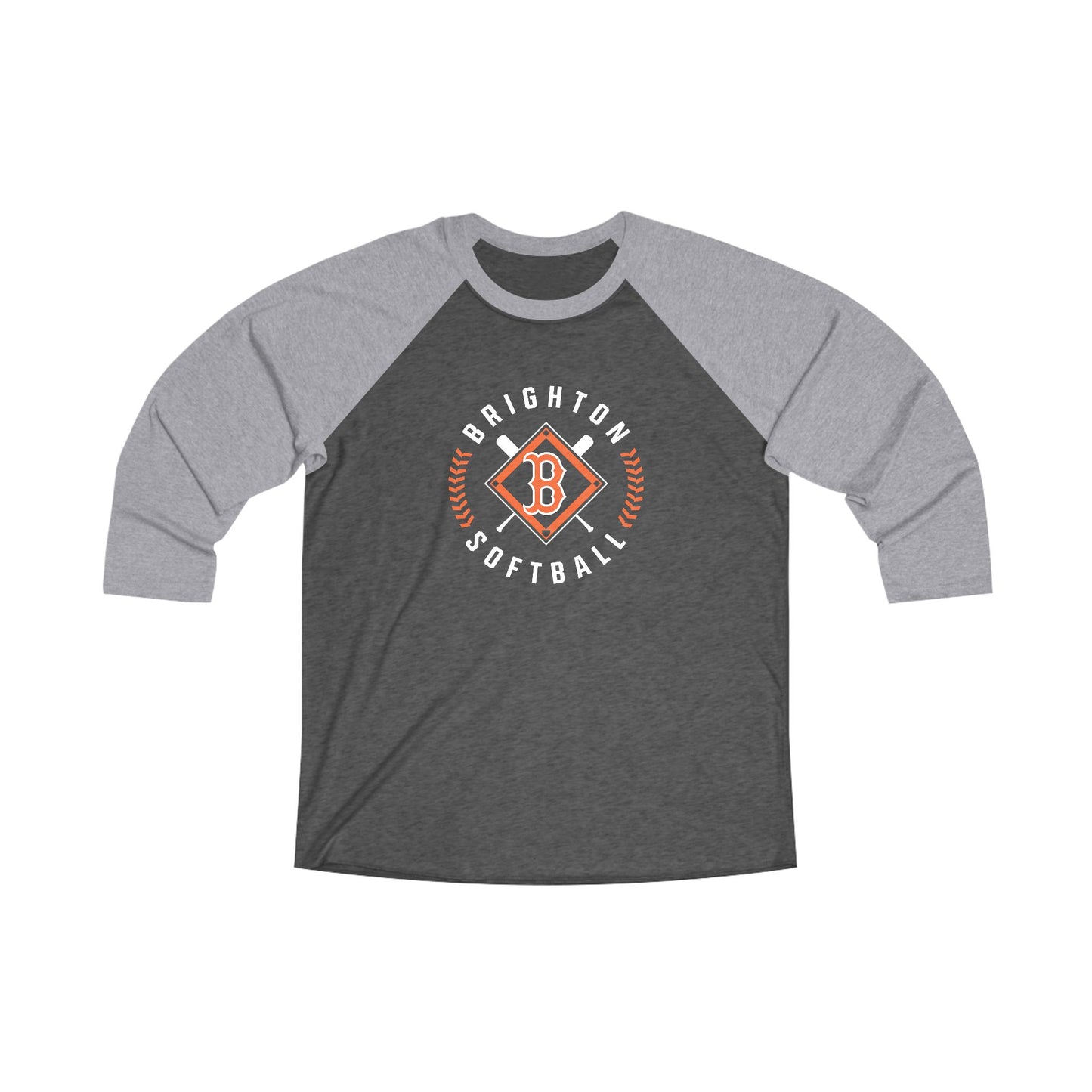 ADULT Softball Diamond 3\4 Sleeve Tee (Unisex) - Premium