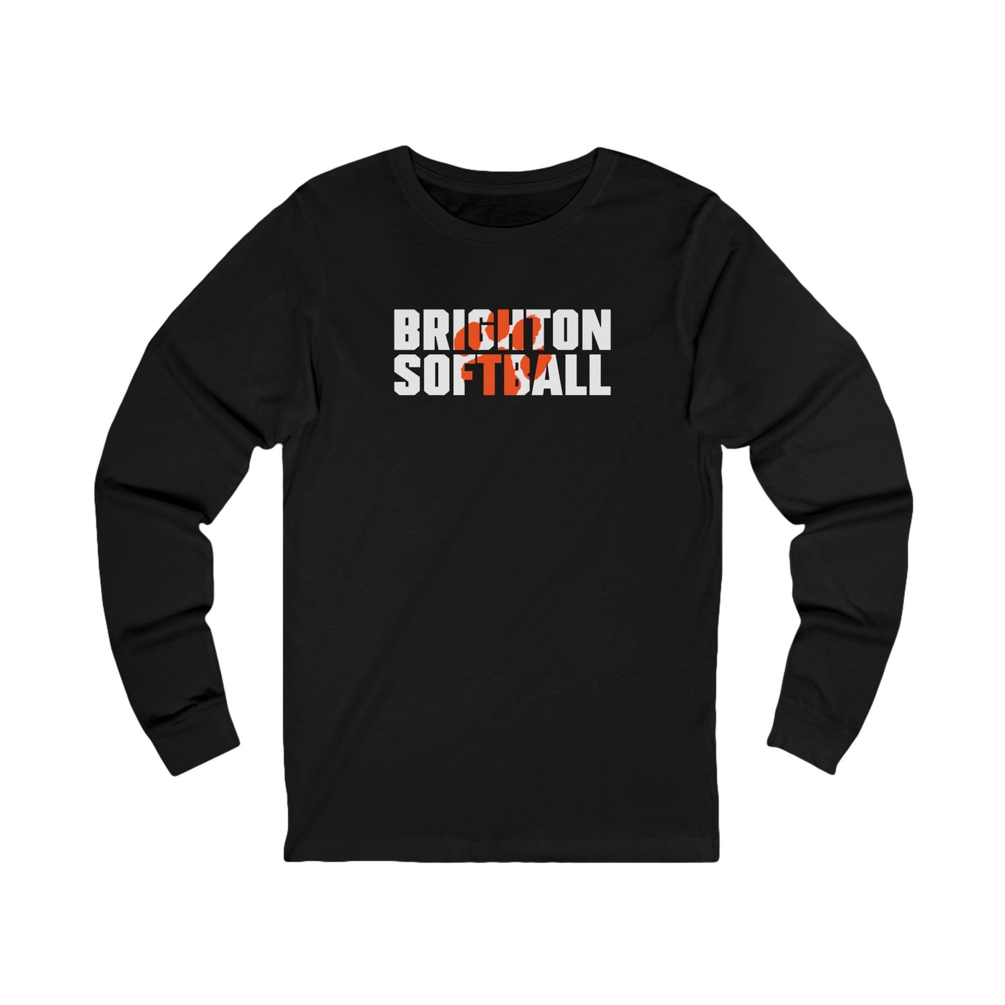 ADULT Softball Paw Long Sleeve Tee (Unisex) - Premium