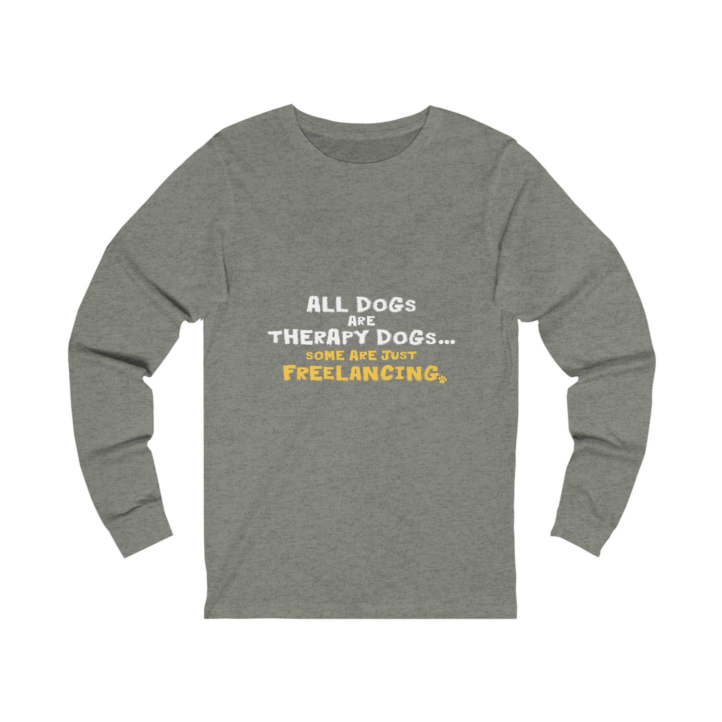 Therapy Dogs Long Sleeve Tee (Unisex)