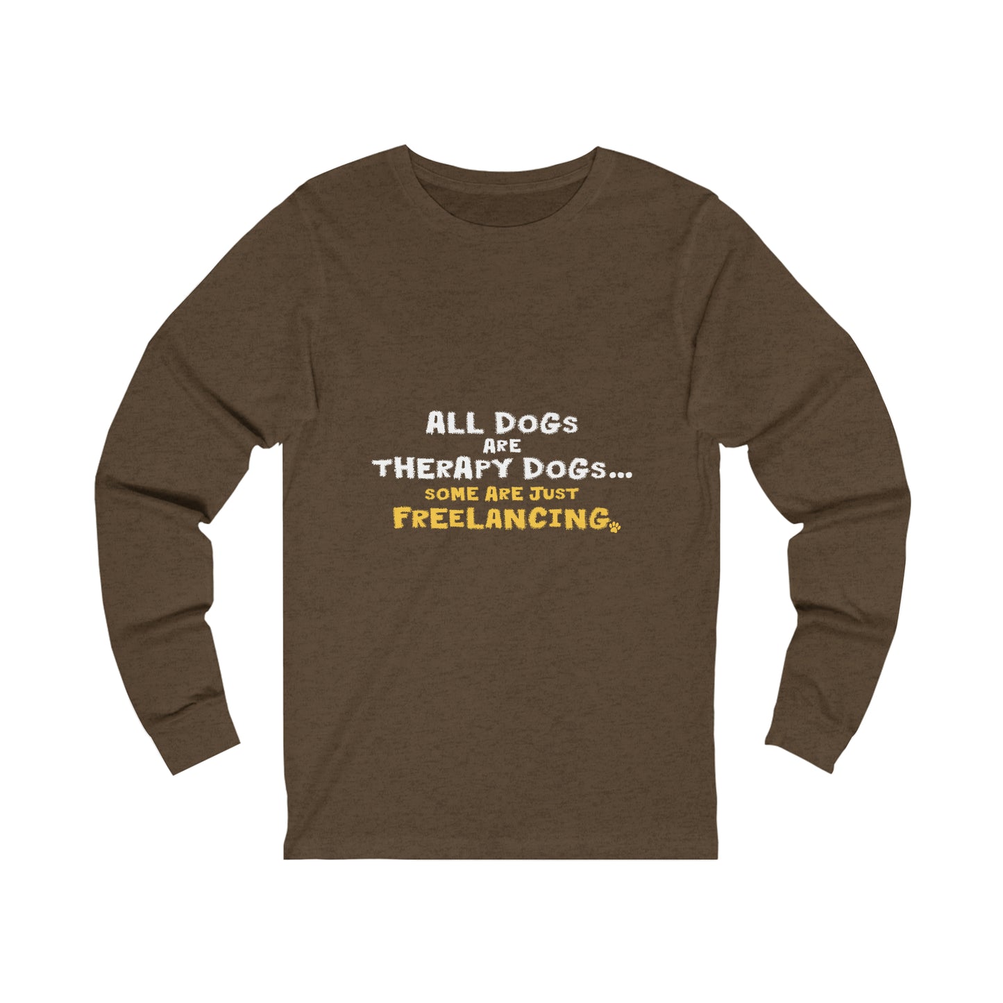 Therapy Dogs Long Sleeve Tee (Unisex)