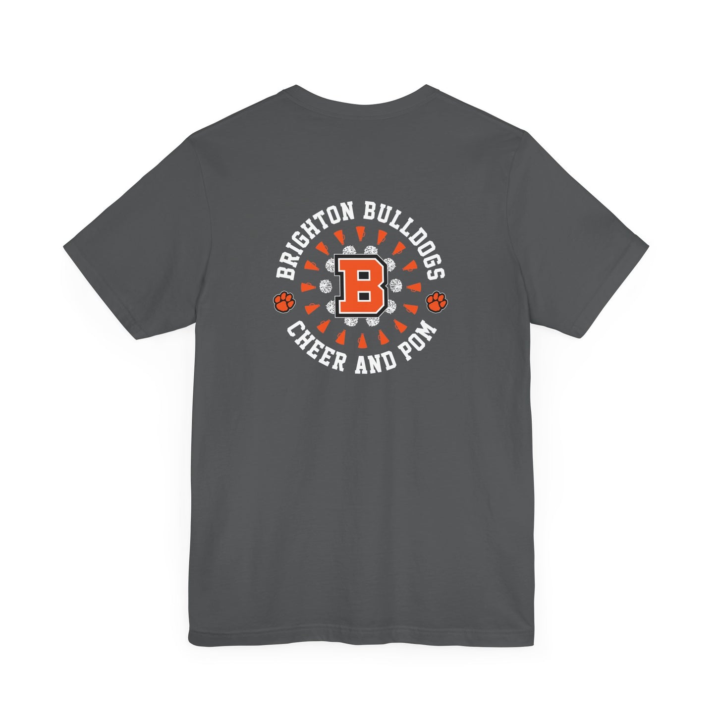 ADULT Double-Sided Cheer and Pom Short Sleeve Tee (Unisex) - Premium