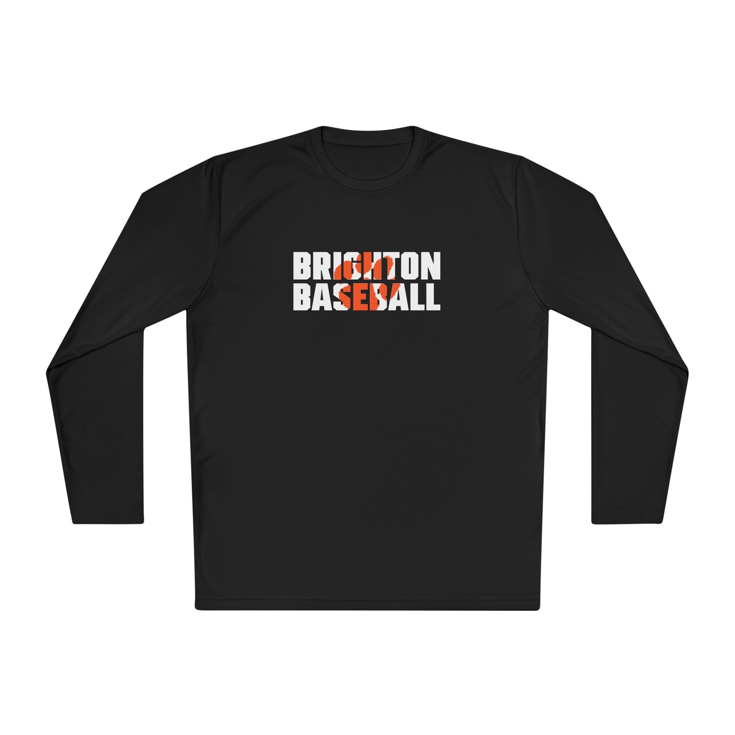 ADULT Baseball Paw Moisture Wicking Long Sleeve Tee (Unisex) - Premium