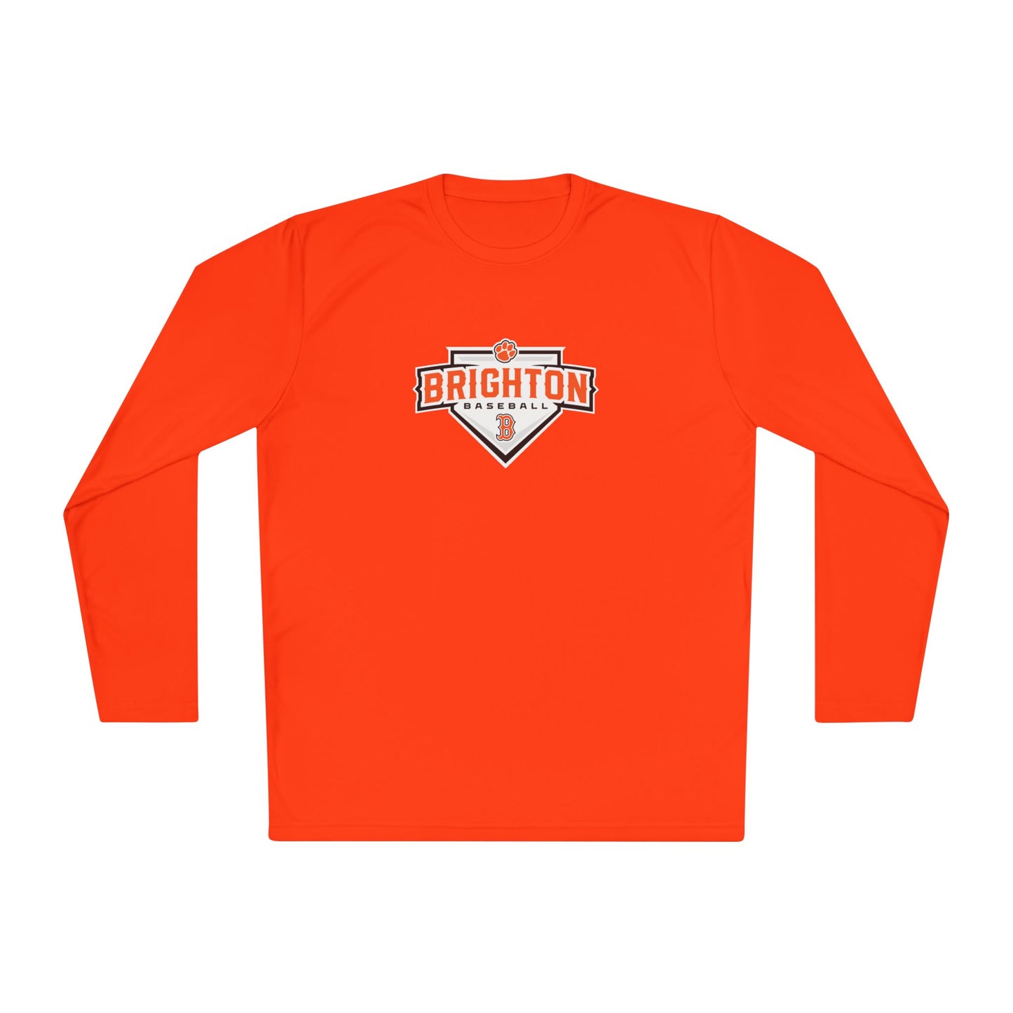 ADULT Home Plate Moisture Wicking Long Sleeve Tee (Unisex) - Premium