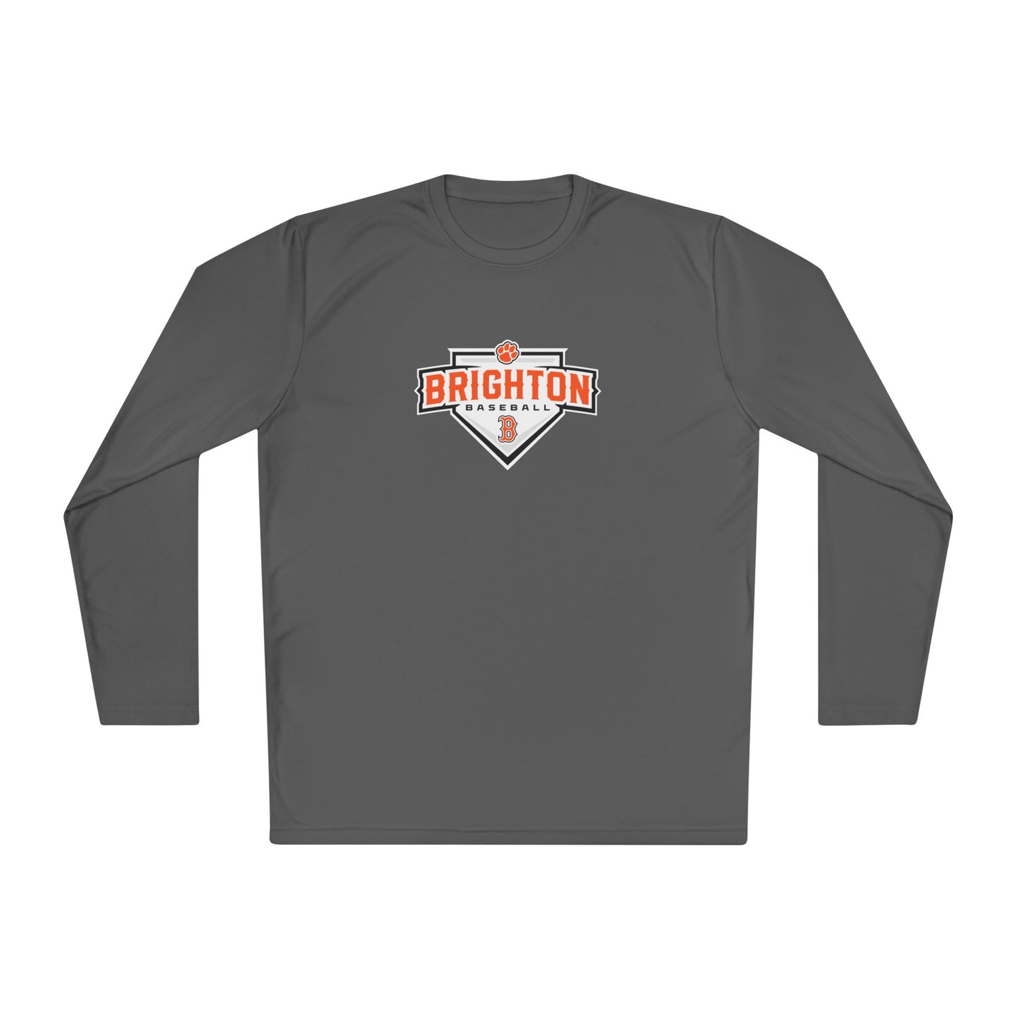 ADULT Home Plate Moisture Wicking Long Sleeve Tee (Unisex) - Premium