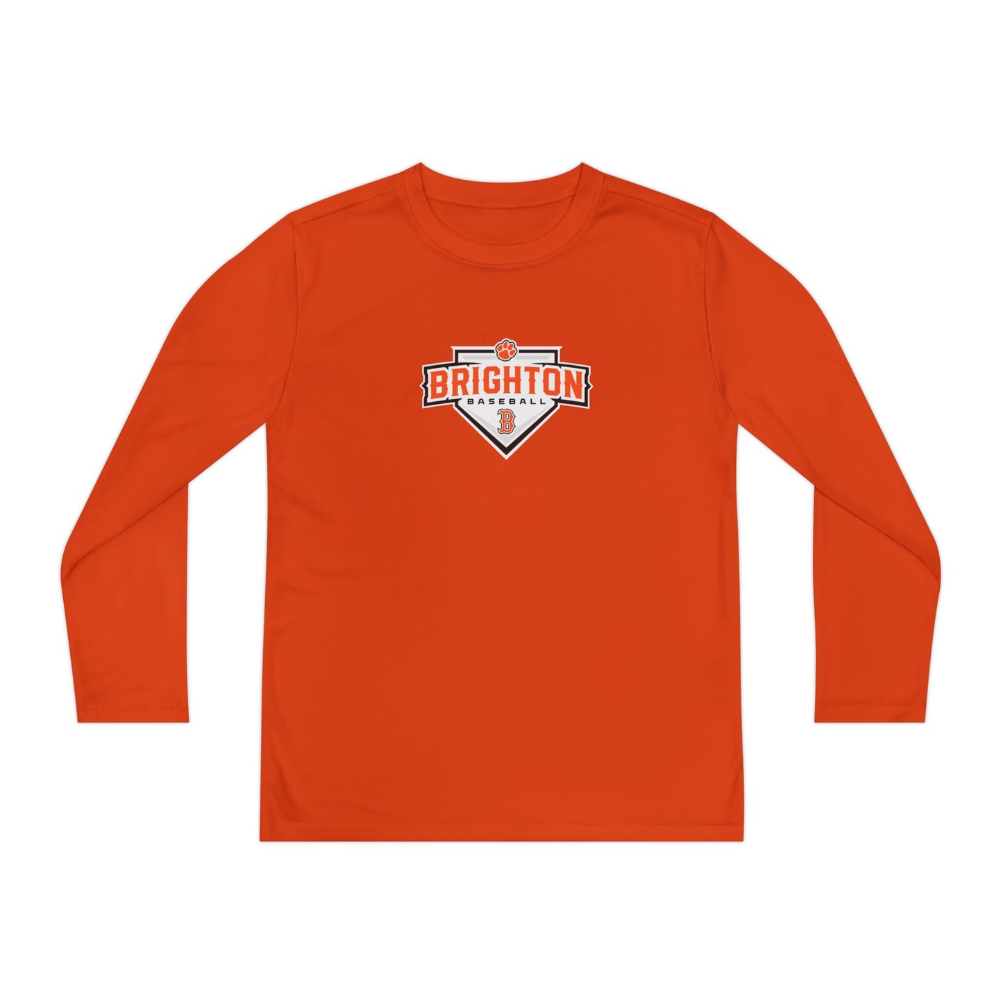 YOUTH Home Plate Moisture Wicking Long Sleeve Tee (Unisex) - Premium