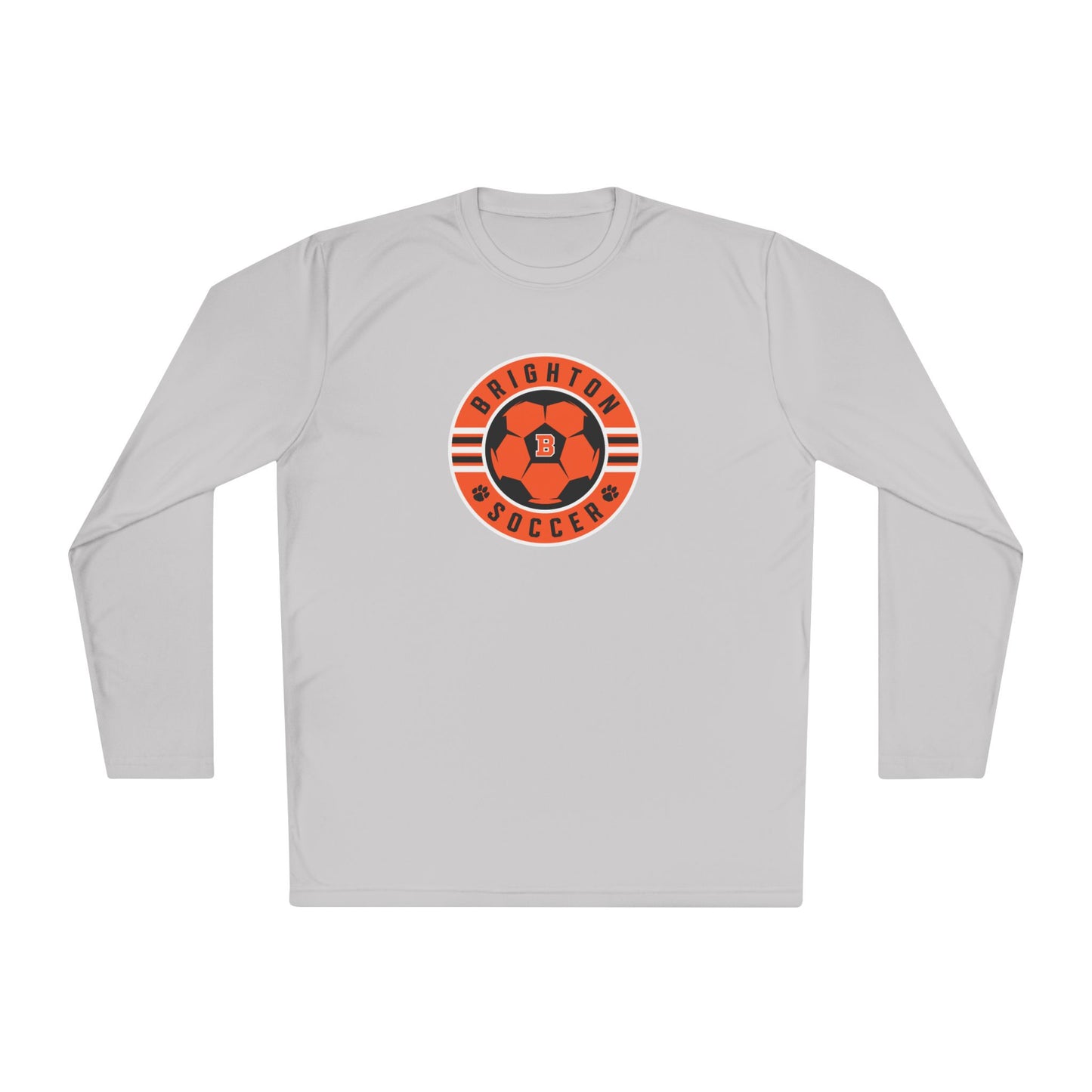 ADULT Soccer Ball Moisture Wicking Long Sleeve Tee (Unisex) - Premium