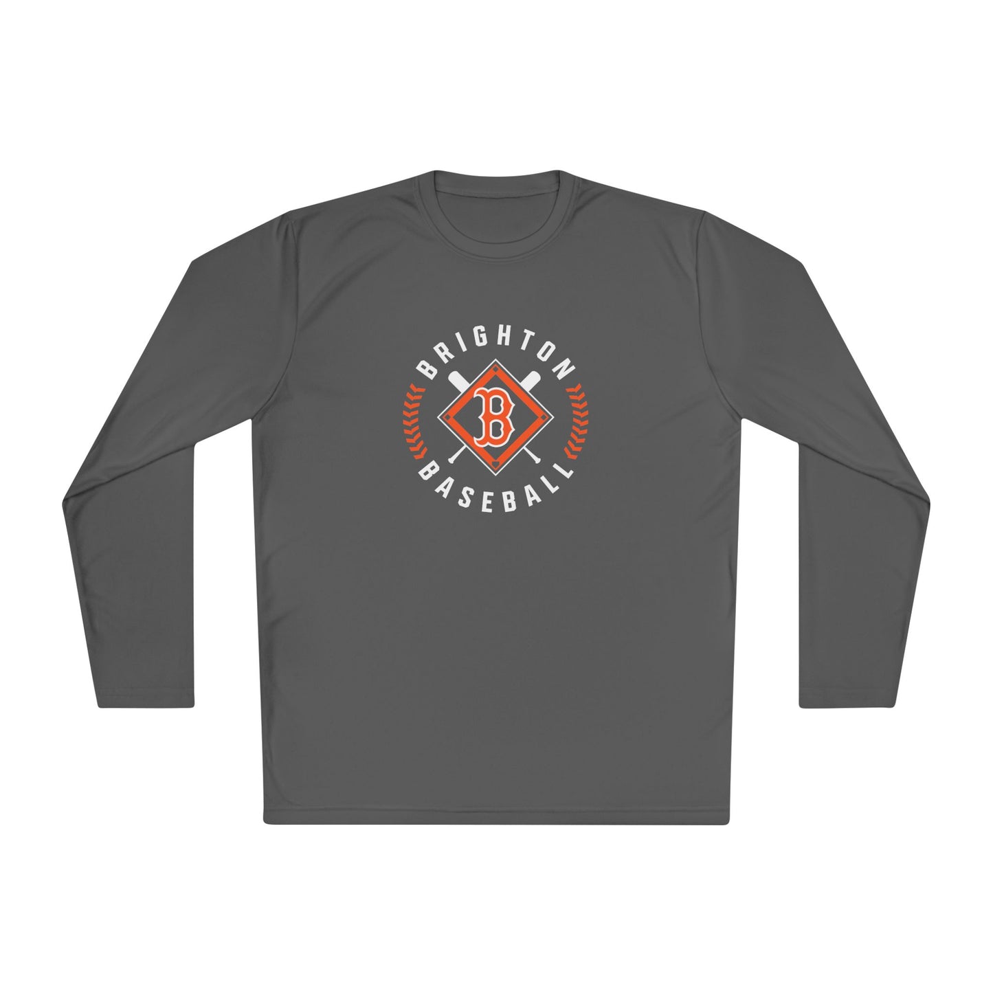 ADULT Baseball Diamond Moisture Wicking Long Sleeve Tee (Unisex) - Premium