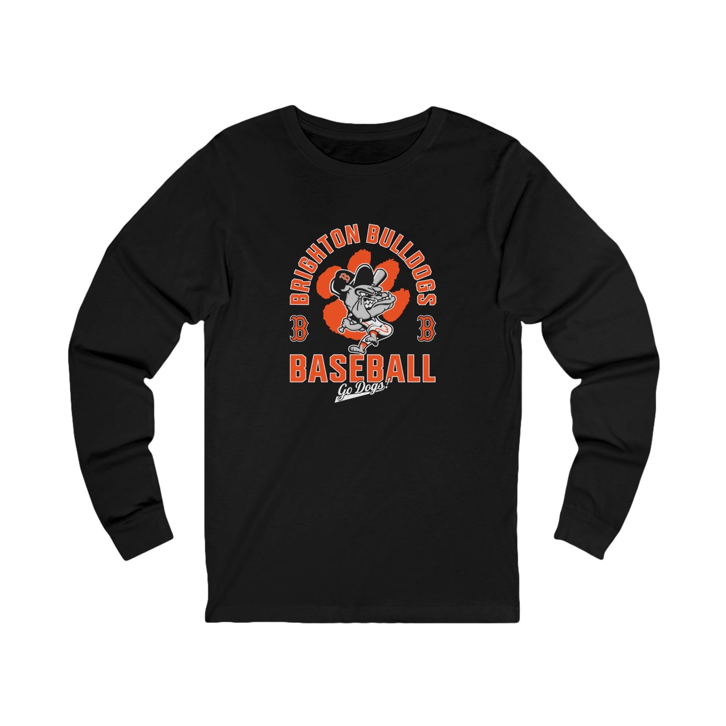 ADULT Bulldog Batter Long Sleeve Tee (Unisex) - Premium