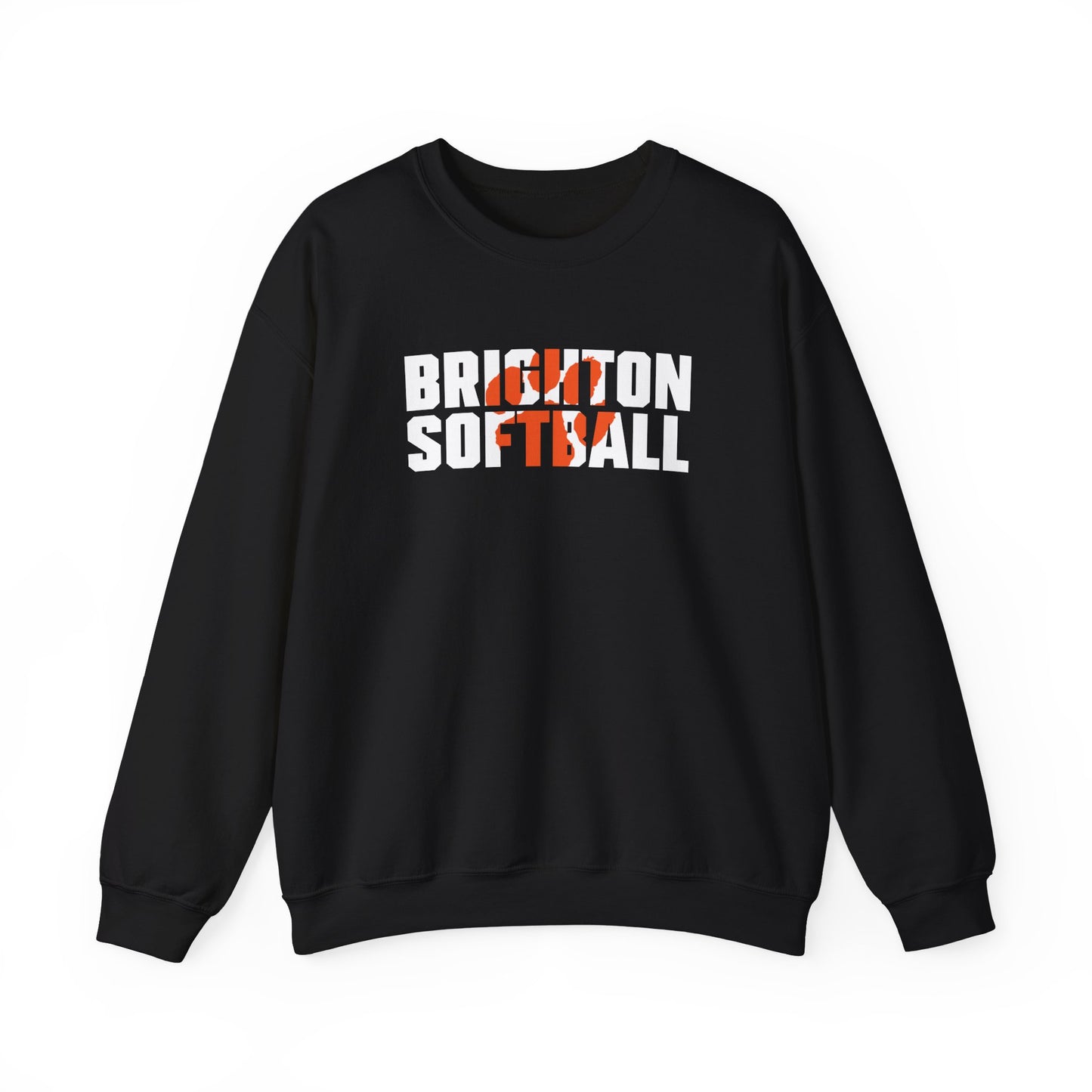 ADULT Softball Paw Crewneck Sweatshirt (Unisex) - Classic
