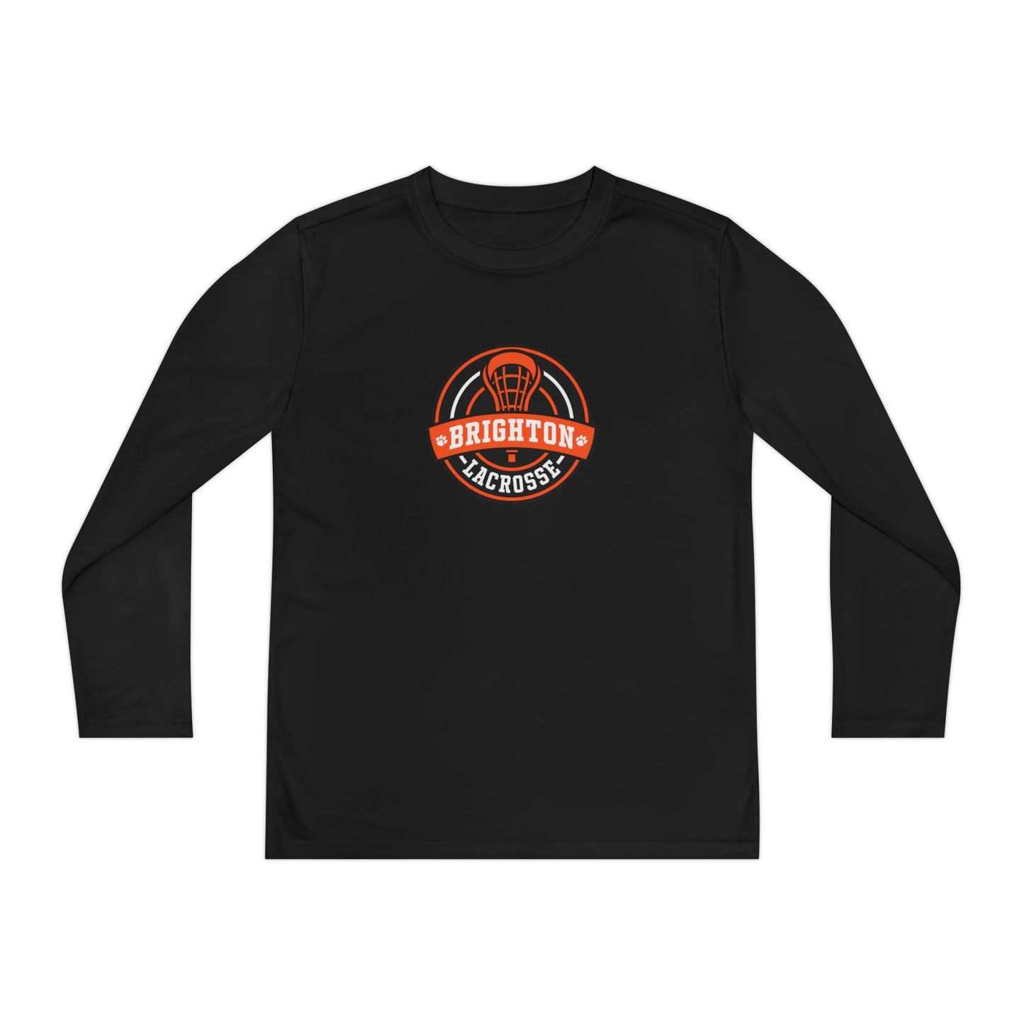 YOUTH Lacrosse Emblem Moisture Wicking Long Sleeve Tee (Unisex)