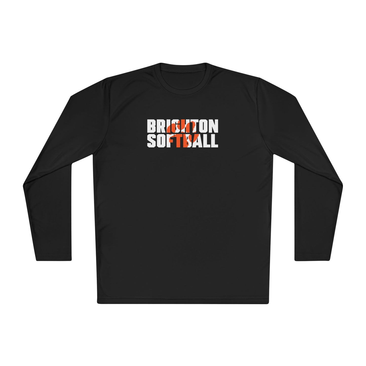 ADULT Softball Paw Moisture Wicking Long Sleeve Tee (Unisex) - Premium