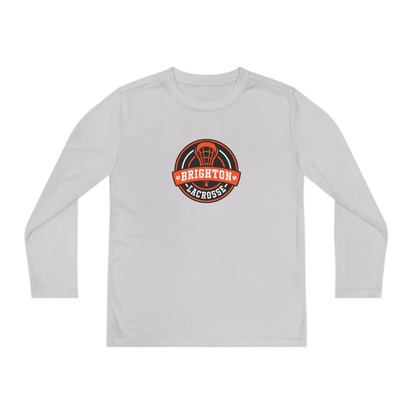 YOUTH Lacrosse Emblem Moisture Wicking Long Sleeve Tee (Unisex)