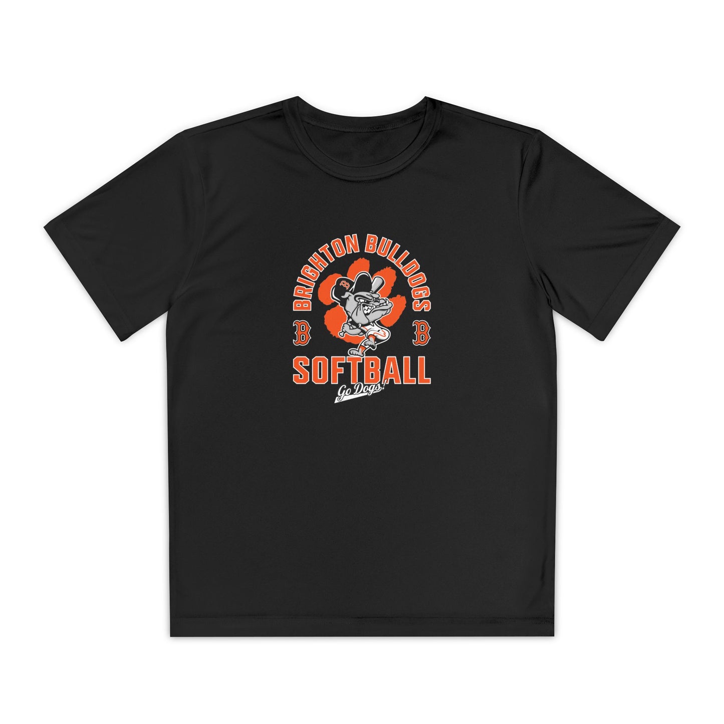 YOUTH Bulldog Batter Moisture Wicking Tee (Unisex)