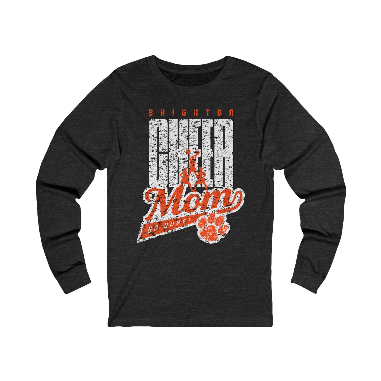 ADULT Cheer Mom Long Sleeve Tee - Premium