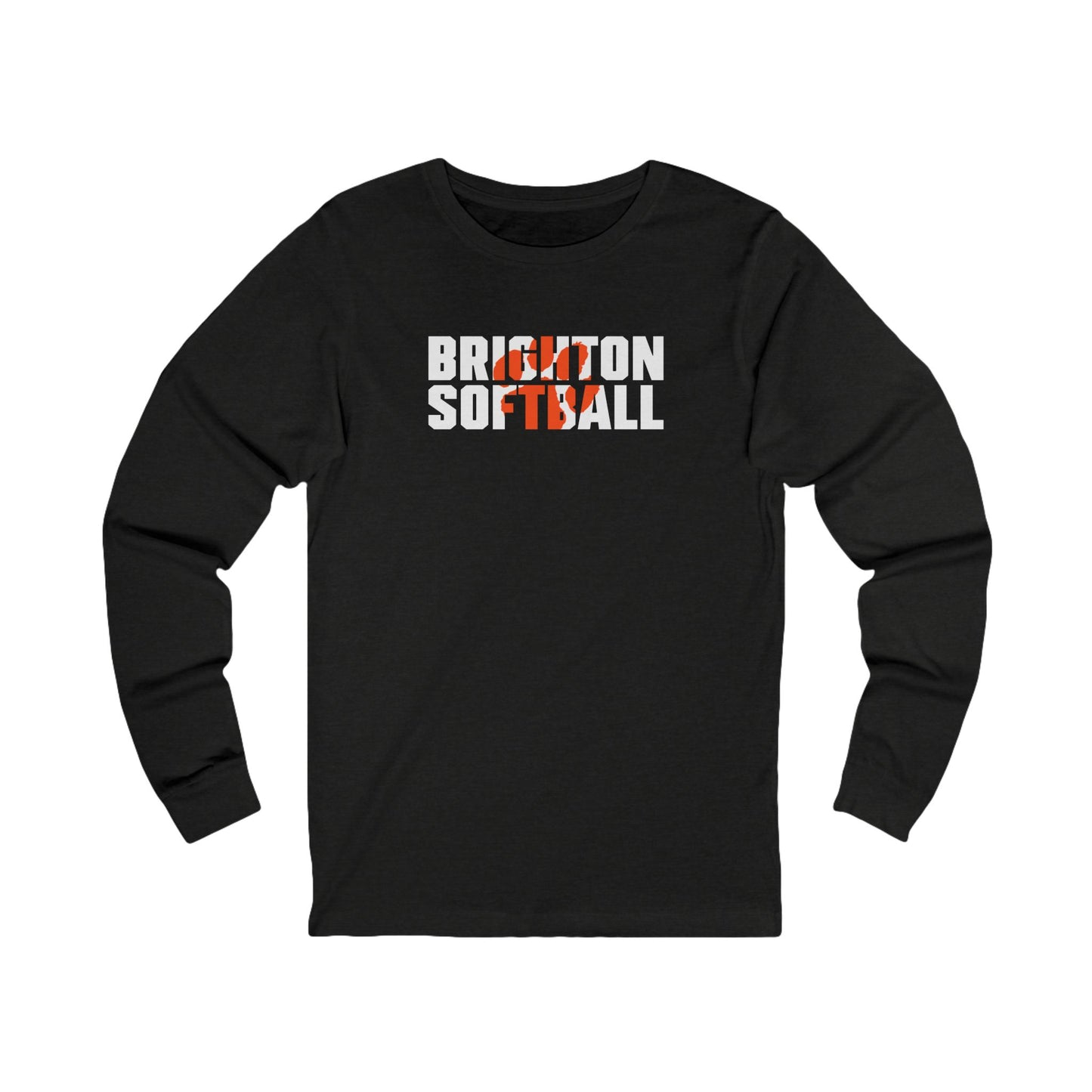 ADULT Softball Paw Long Sleeve Tee (Unisex) - Premium