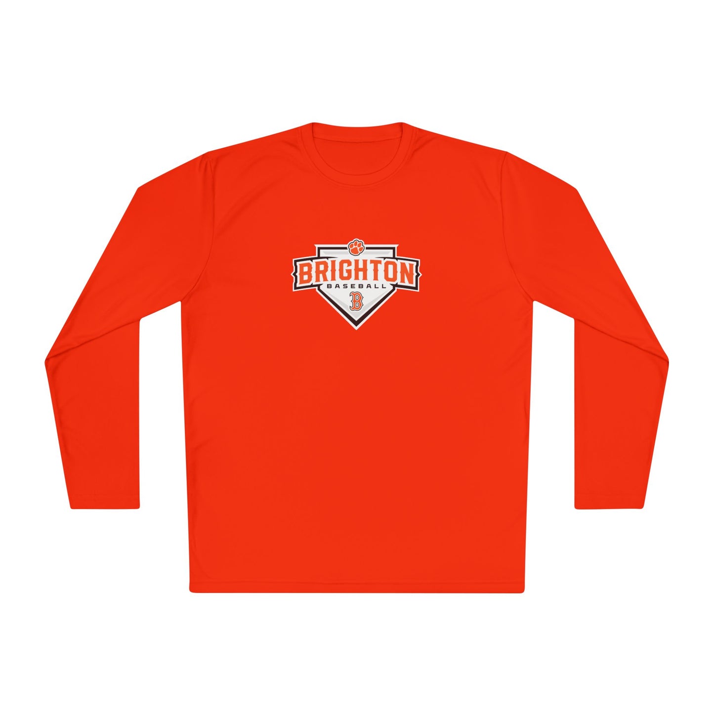 ADULT Home Plate Moisture Wicking Long Sleeve Tee (Unisex) - Premium