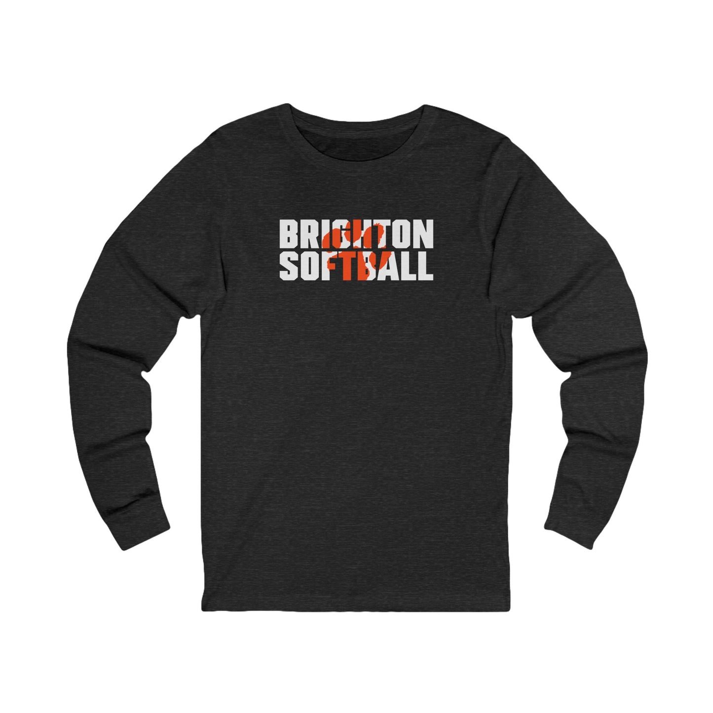 ADULT Softball Paw Long Sleeve Tee (Unisex) - Premium