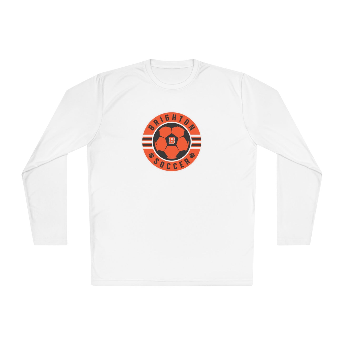 ADULT Soccer Ball Moisture Wicking Long Sleeve Tee (Unisex) - Premium