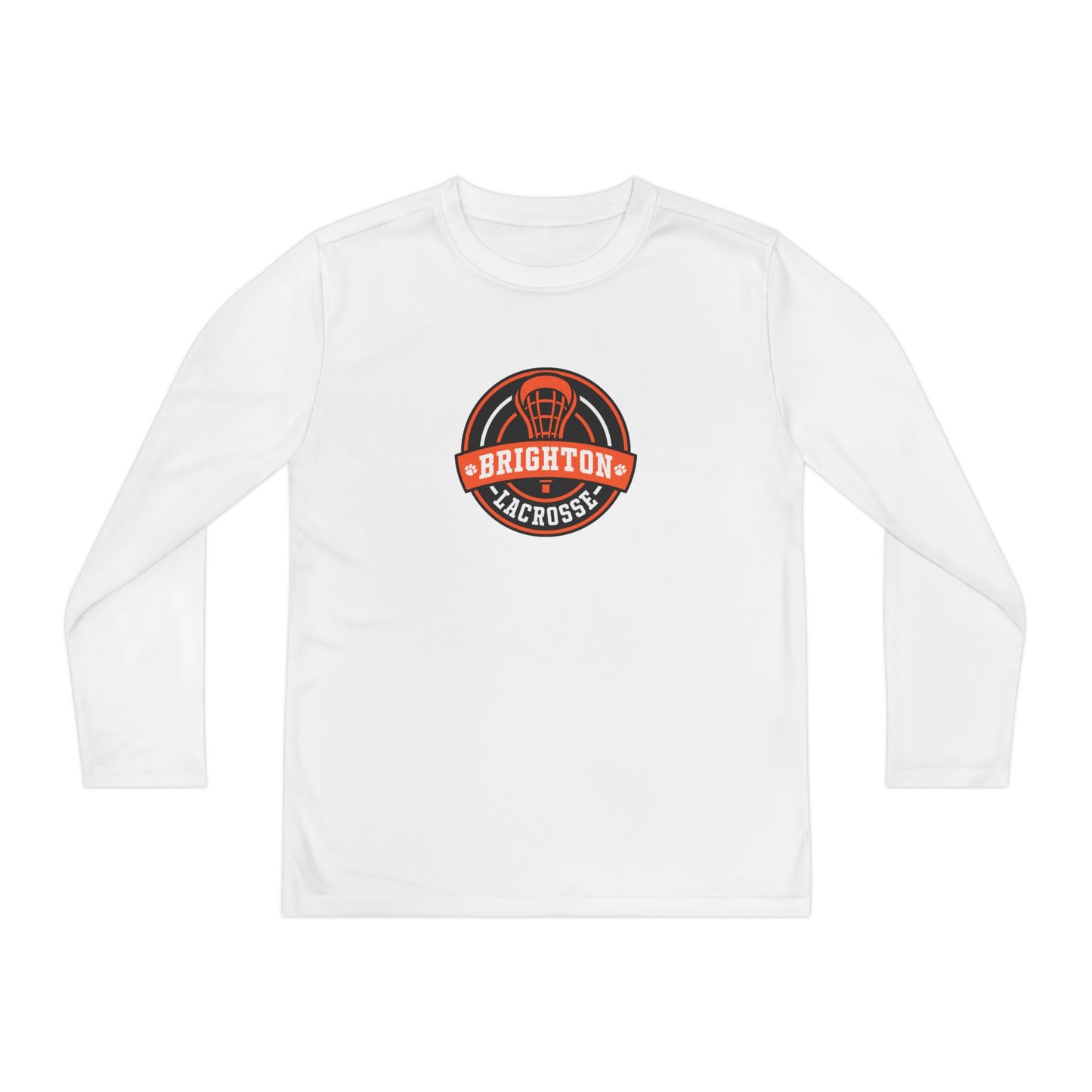 YOUTH Lacrosse Emblem Moisture Wicking Long Sleeve Tee (Unisex)
