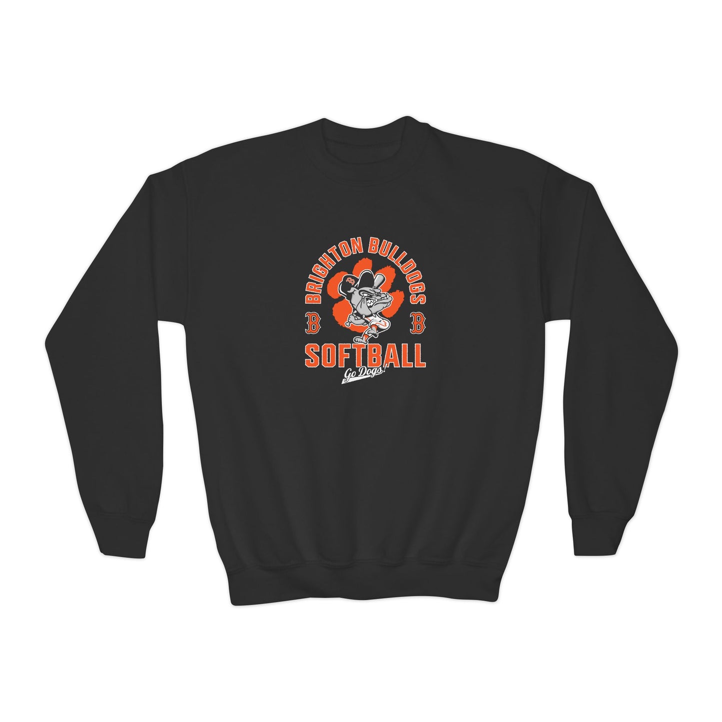 YOUTH Bulldog Batter Crewneck Sweatshirt (Unisex)
