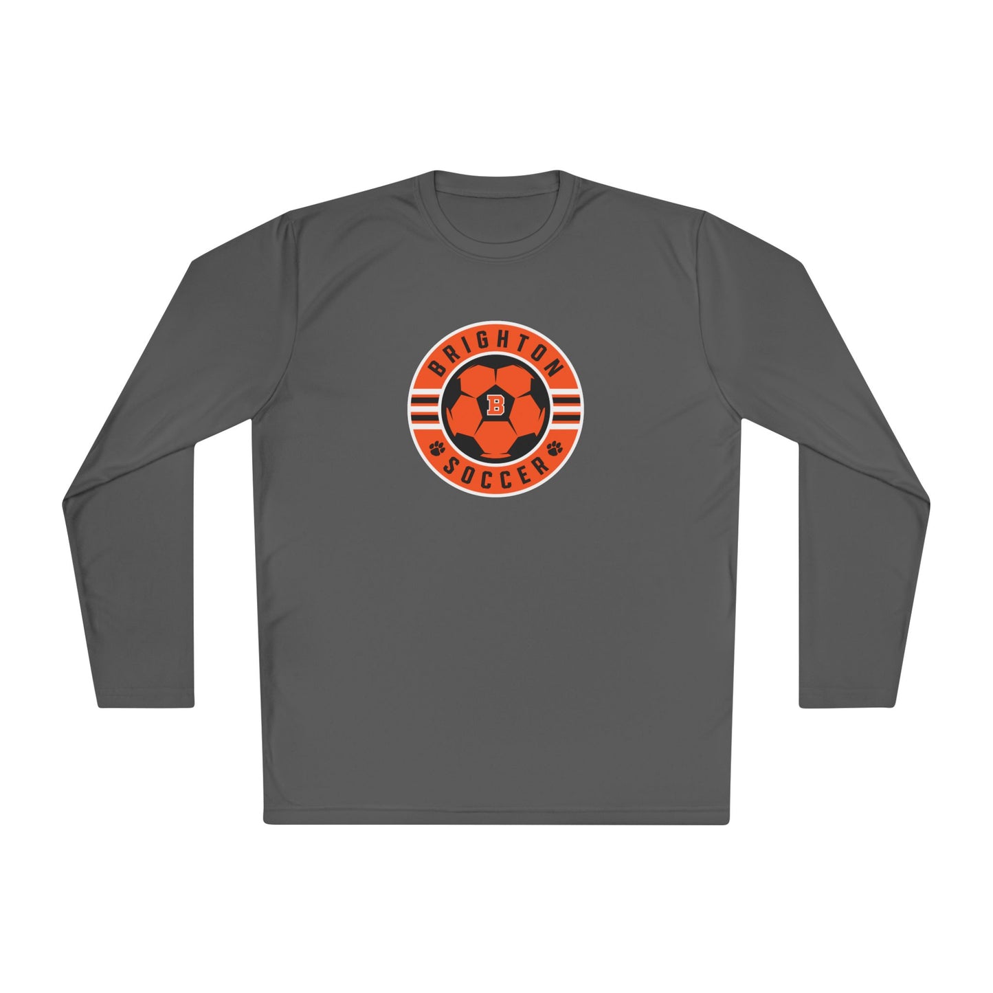 ADULT Soccer Ball Moisture Wicking Long Sleeve Tee (Unisex) - Premium