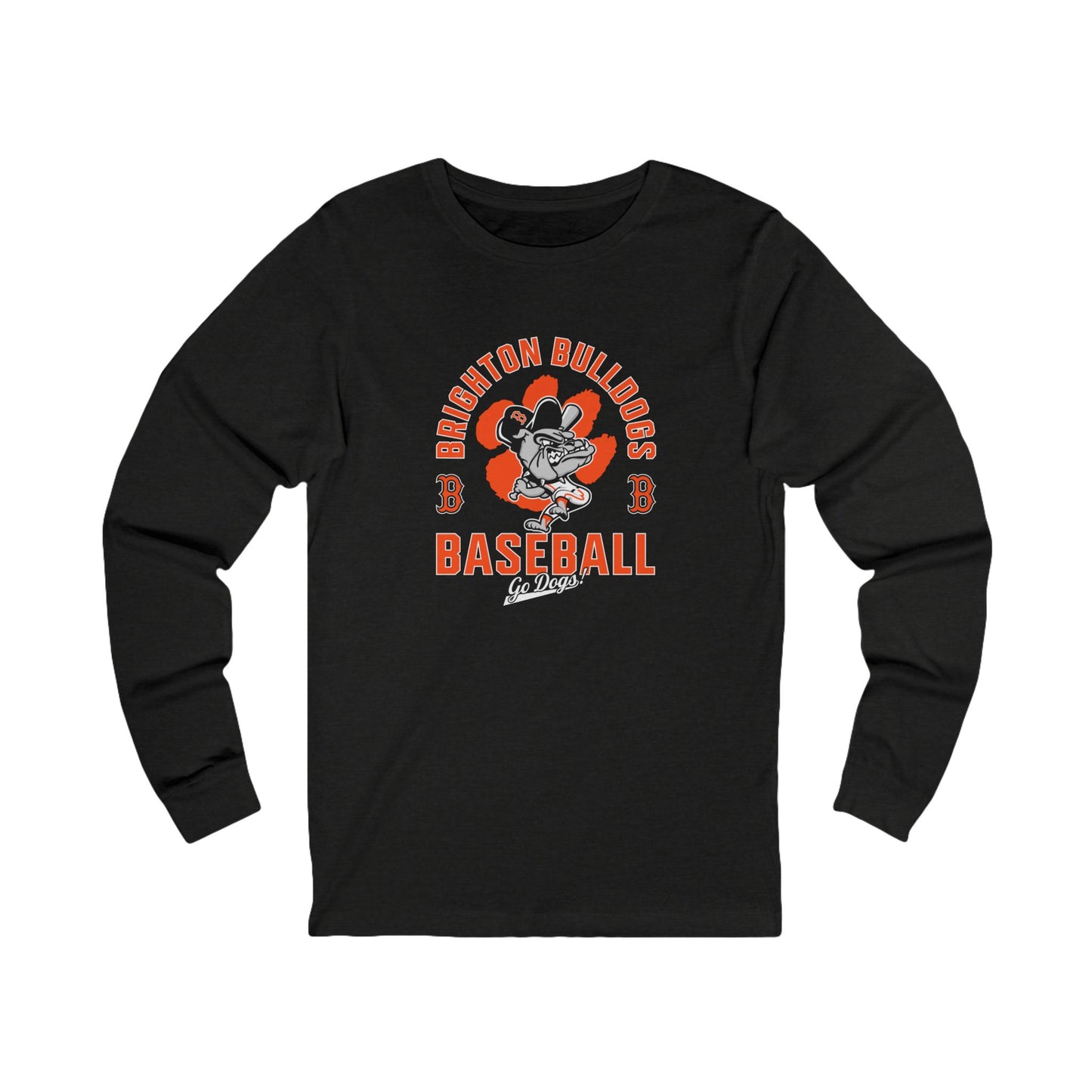 ADULT Bulldog Batter Long Sleeve Tee (Unisex) - Premium