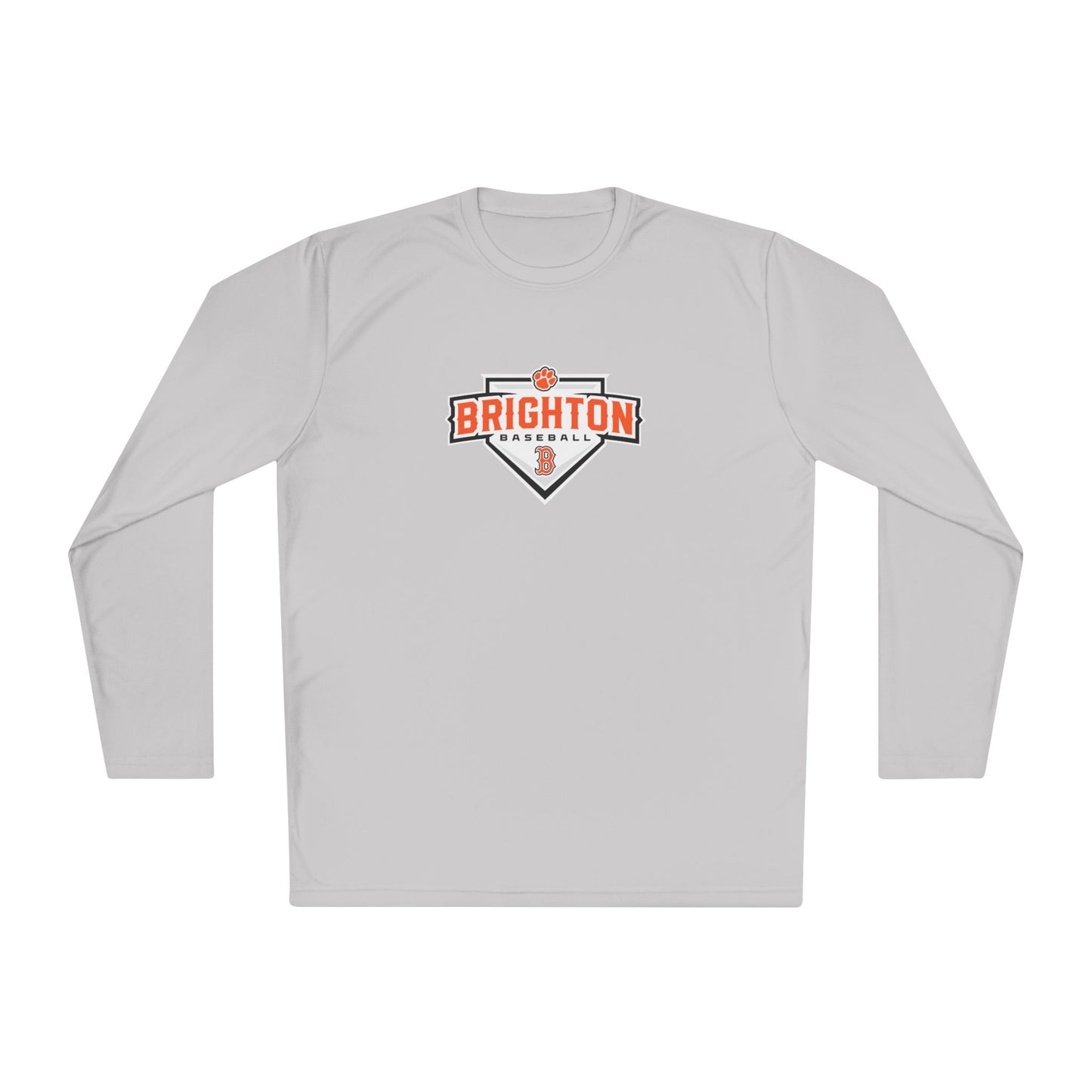 ADULT Home Plate Moisture Wicking Long Sleeve Tee (Unisex) - Premium