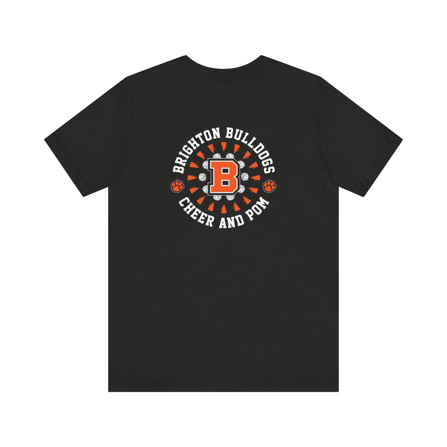 ADULT Double-Sided Cheer and Pom Short Sleeve Tee (Unisex) - Premium