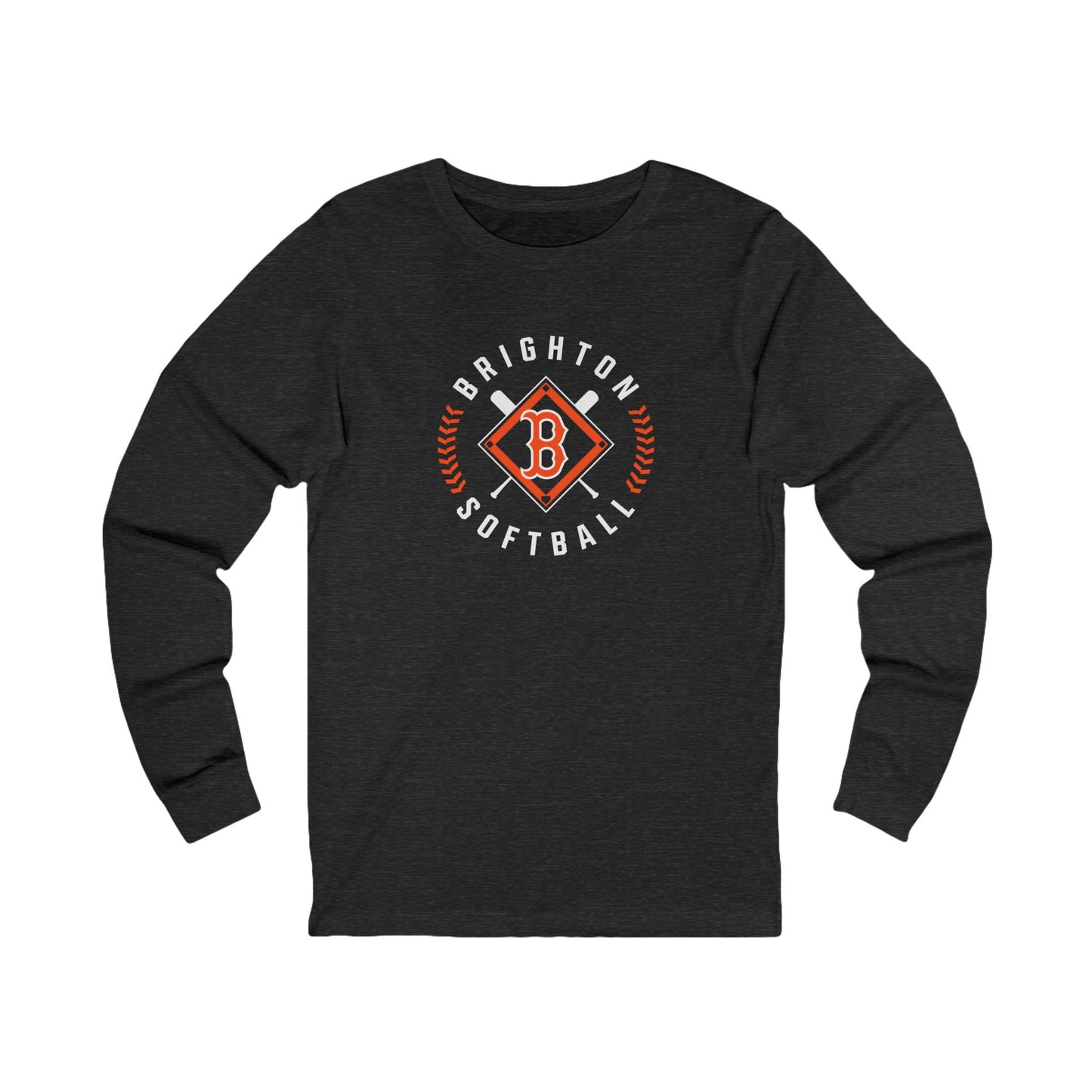 ADULT Softball Diamond Long Sleeve Tee (Unisex) - Premium