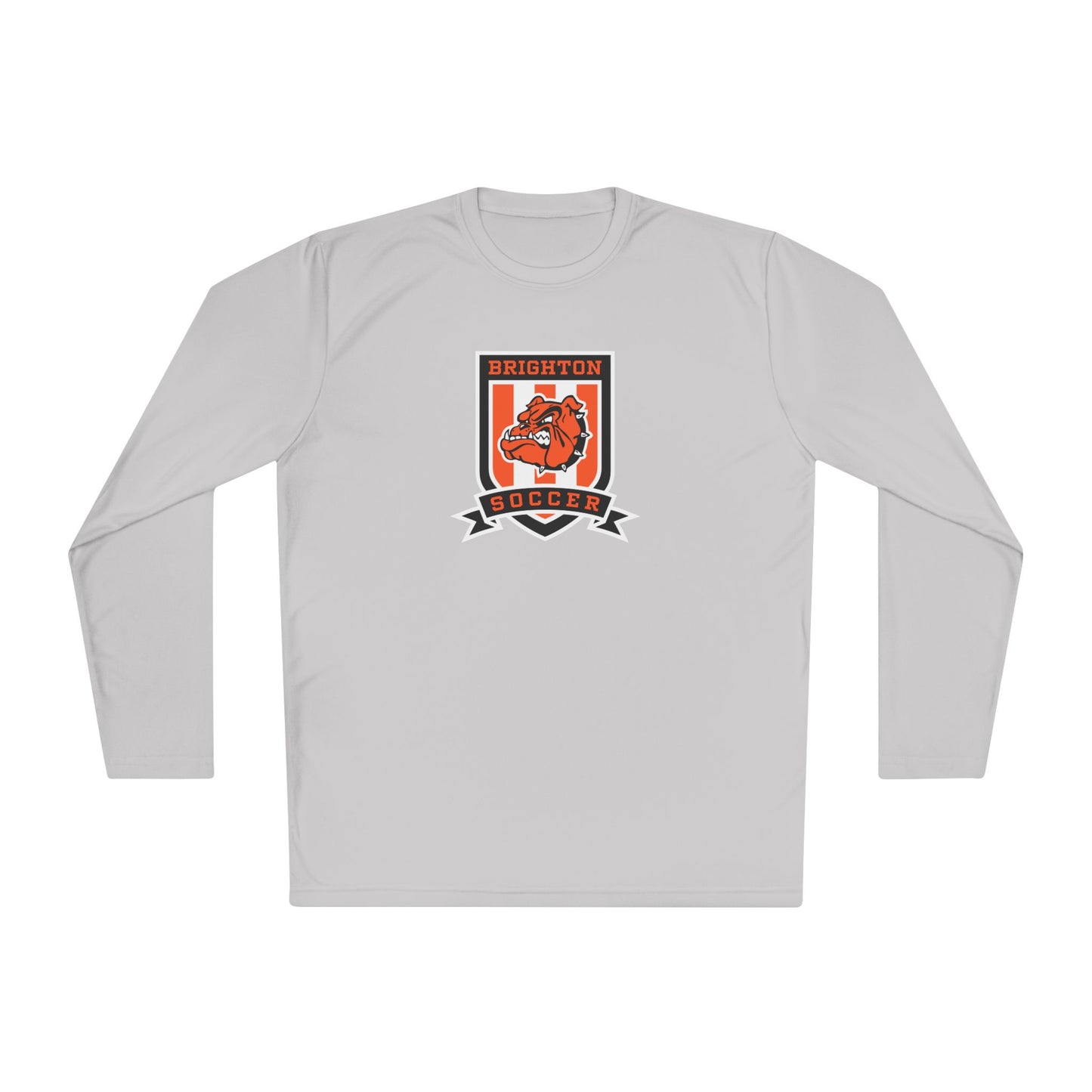 ADULT Soccer Crest Moisture Wicking Long Sleeve Tee (Unisex) - Premium