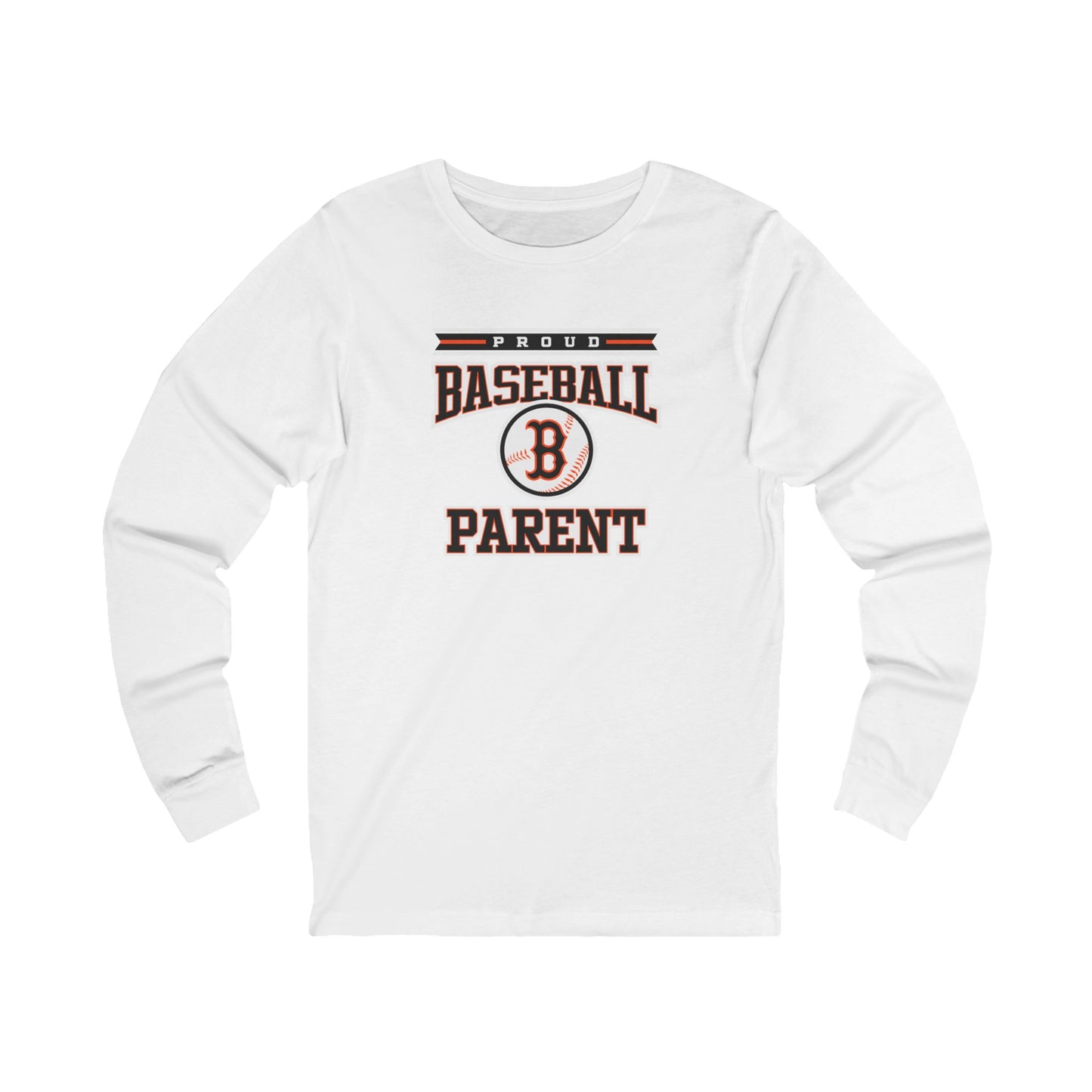 ADULT Baseball Proud Parent Long Sleeve Tee (Unisex) - Premium