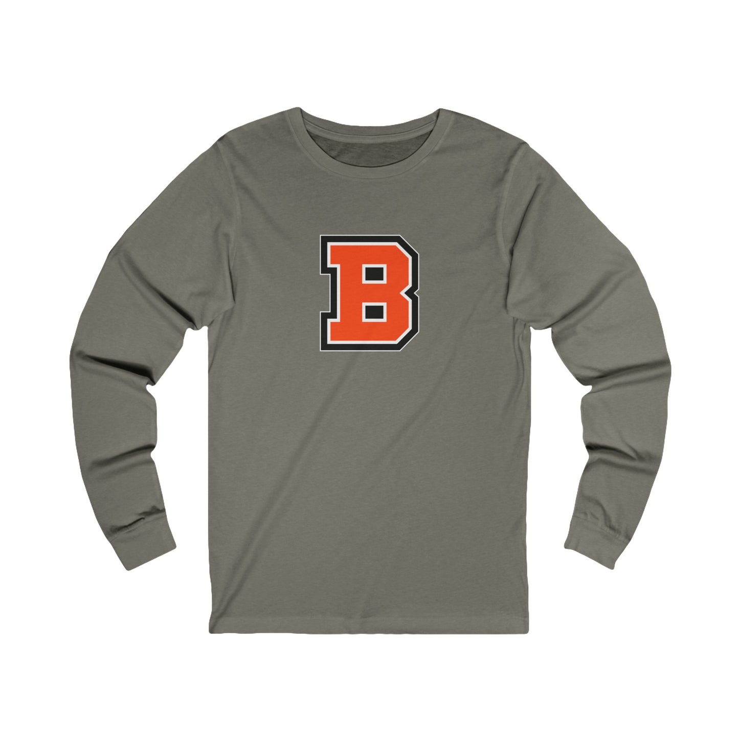 ADULT Varsity B Long Sleeve Tee (Unisex) - Premium