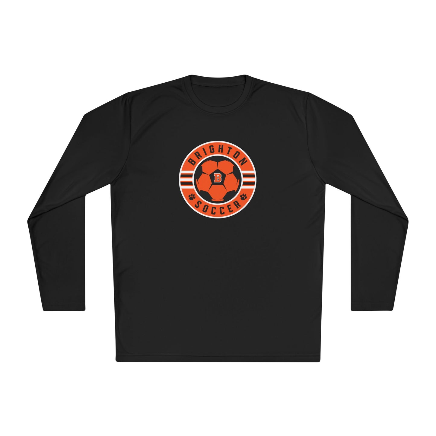 ADULT Soccer Ball Moisture Wicking Long Sleeve Tee (Unisex) - Premium