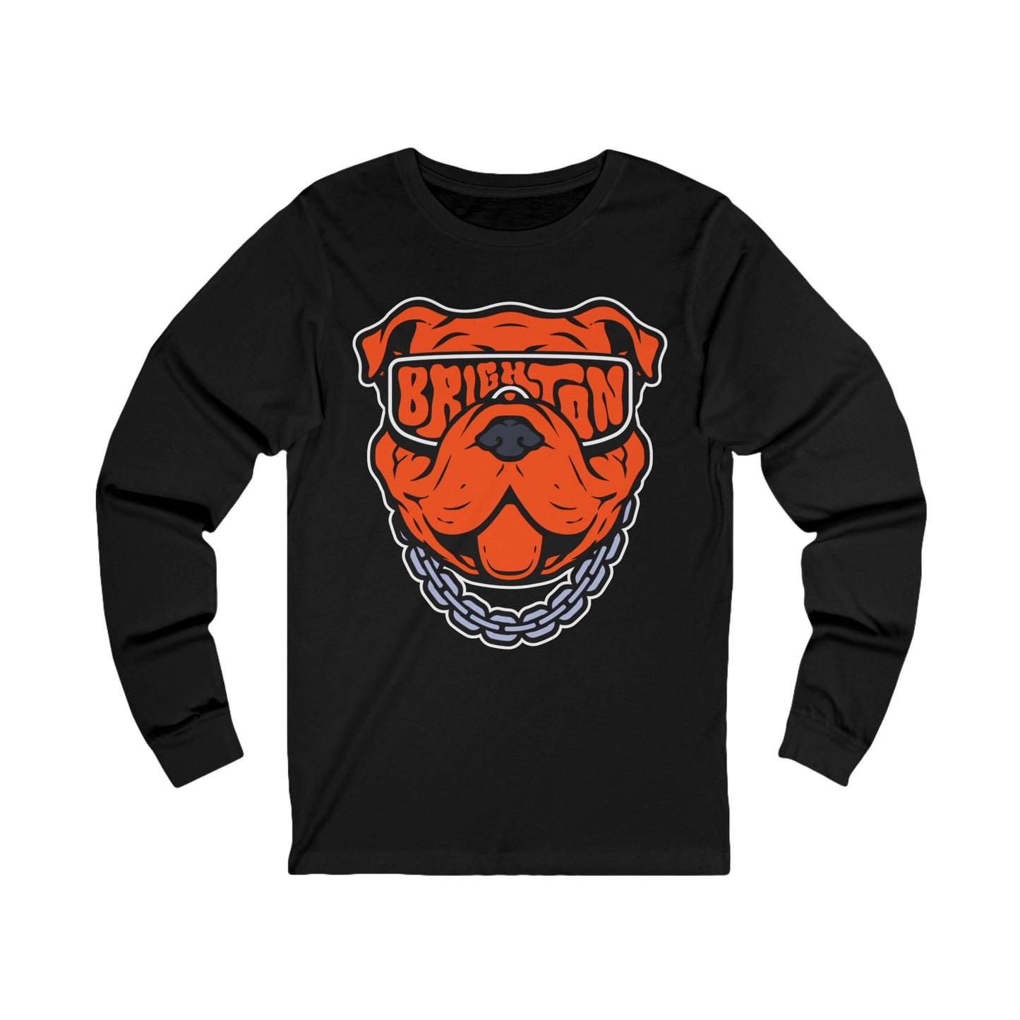 ADULT Bulldog Sunglasses Long Sleeve Tee (Unisex) - Premium