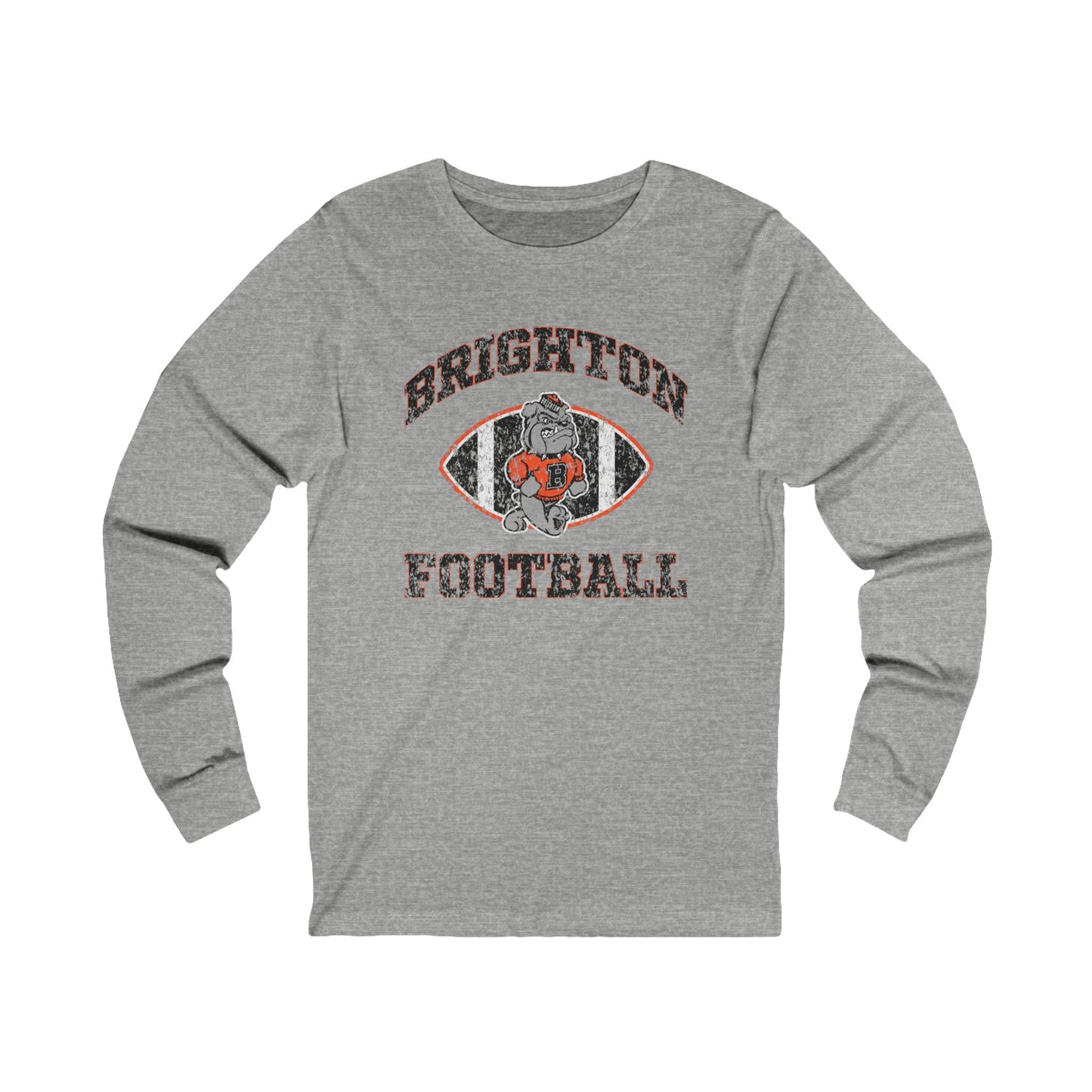 ADULT Retro Brighton Football Long Sleeve Tee (Unisex) - Premium