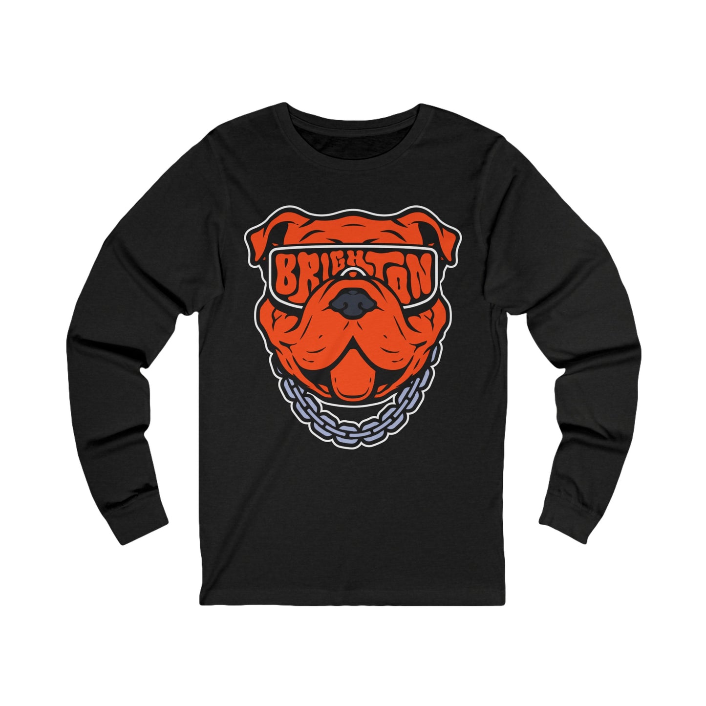 ADULT Bulldog Sunglasses Long Sleeve Tee (Unisex) - Premium