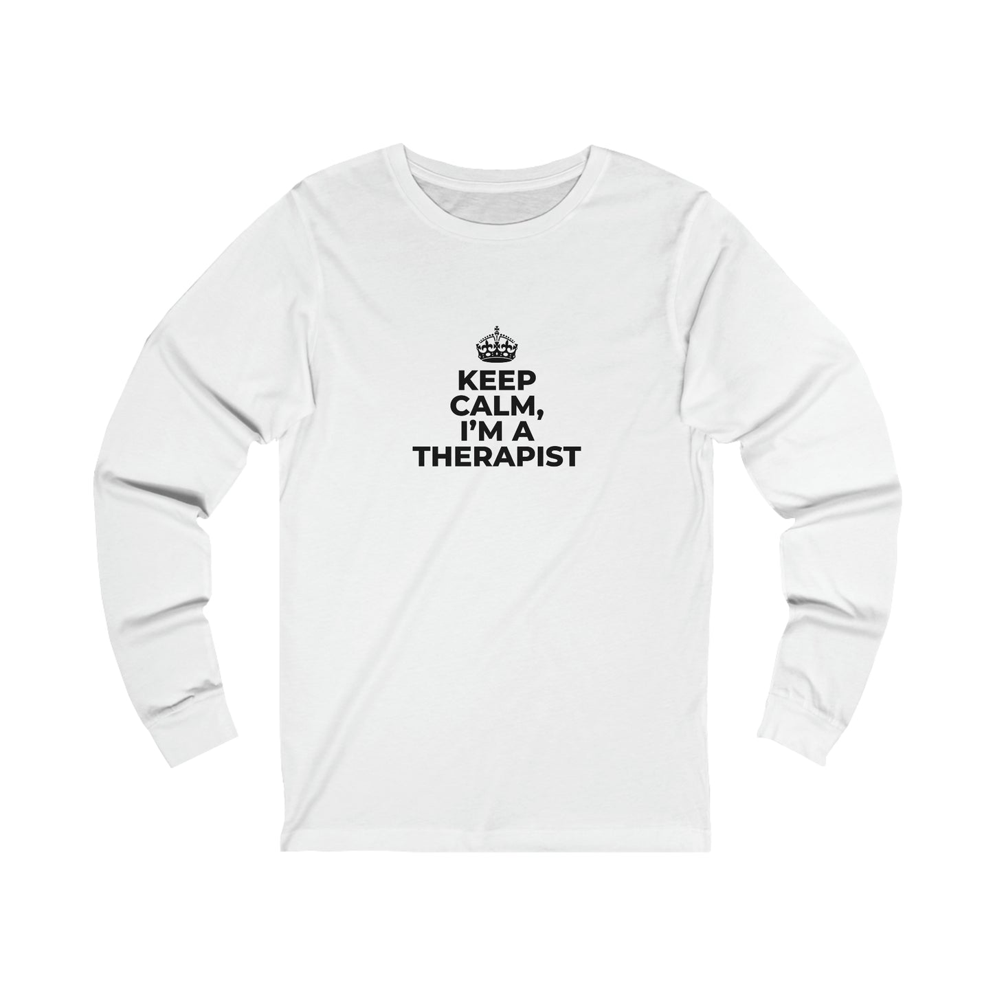 Keep Calm Long Sleeve Tee (Unisex)