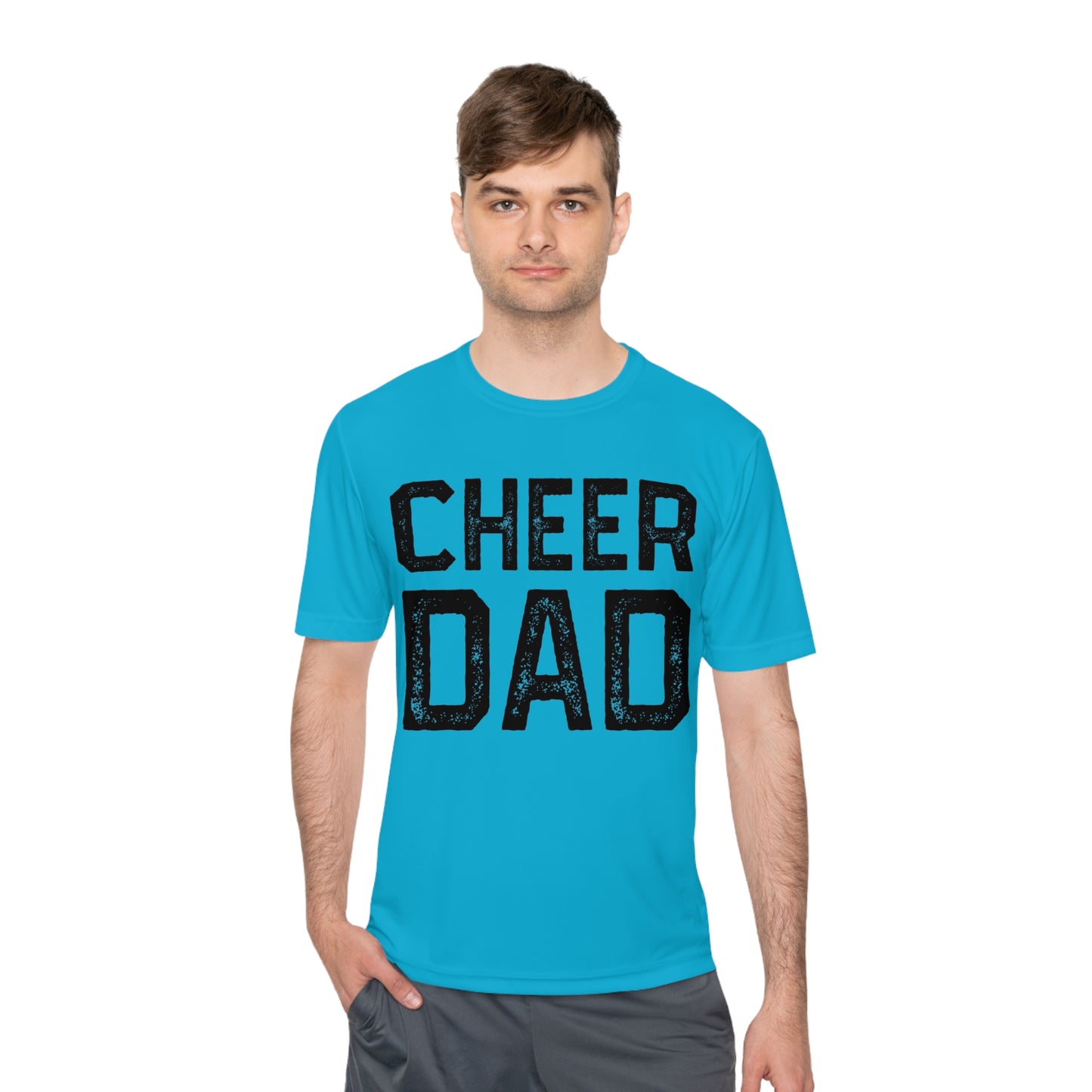 ADULT Cheer Dad Moisture Wicking Tee (Unisex) - Premium *Extra Colors*