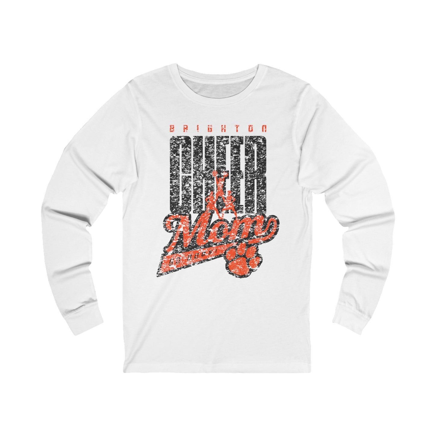 ADULT Cheer Mom Long Sleeve Tee -Premium