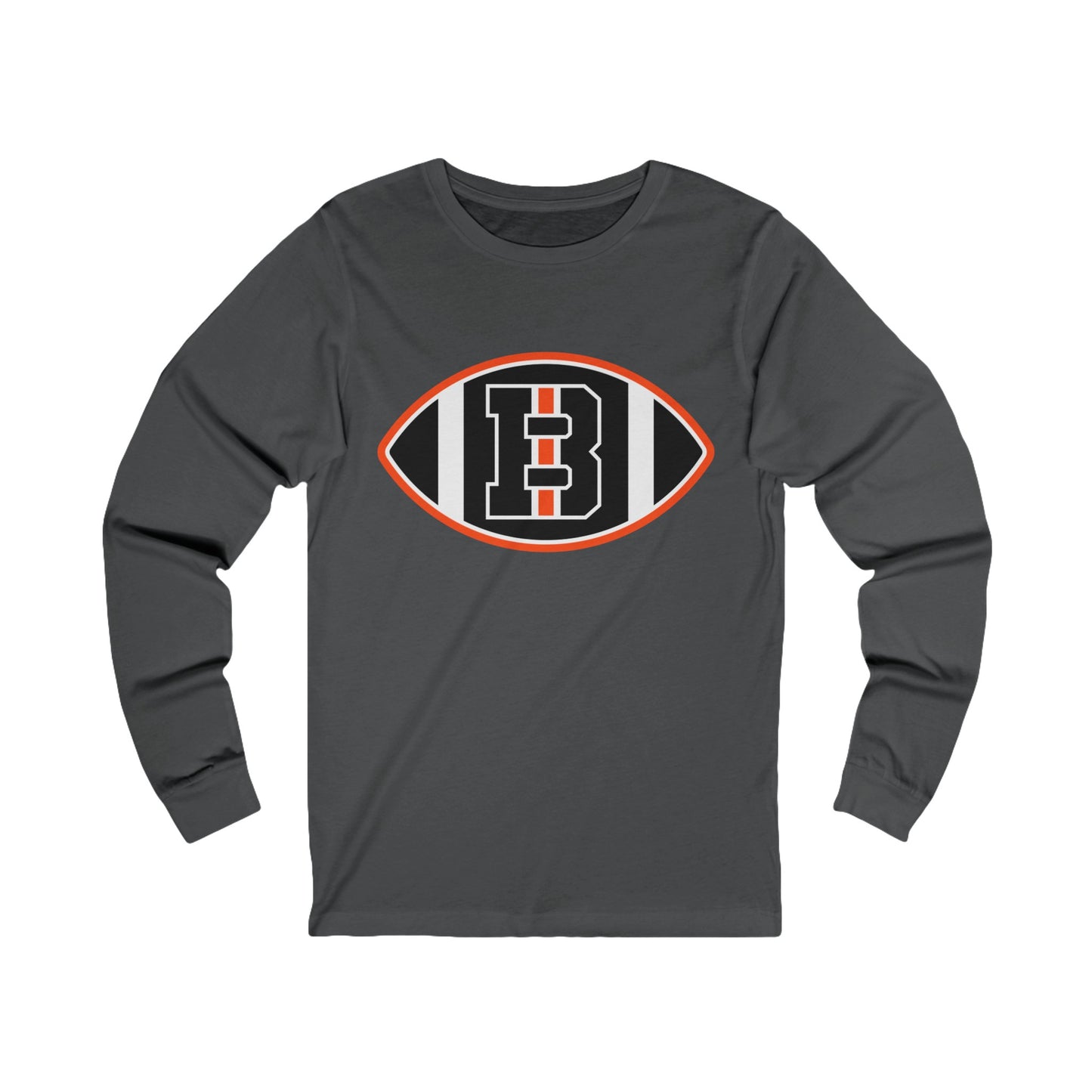 ADULT B Football Long Sleeve Tee (Unisex) - Premium