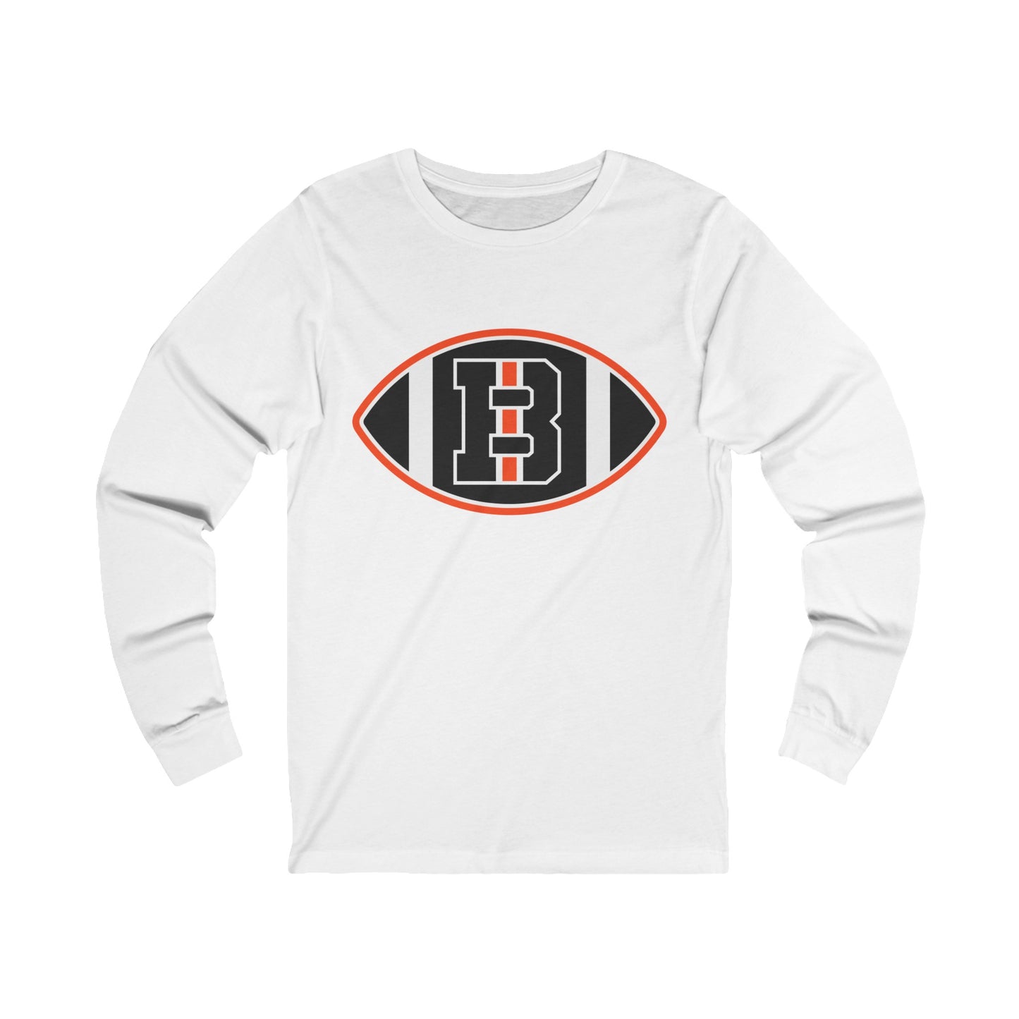 ADULT B Football Long Sleeve Tee (Unisex) - Premium