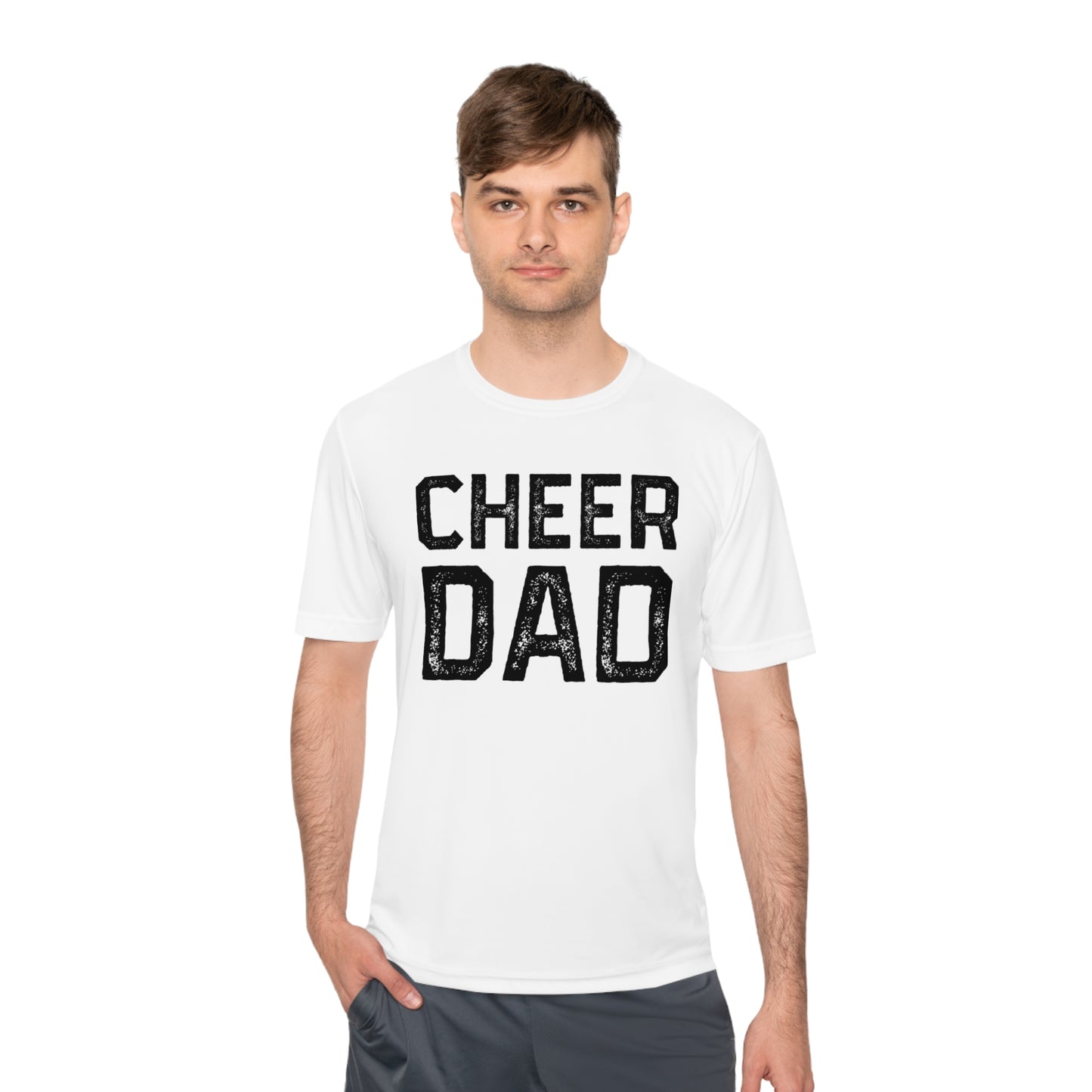 ADULT Cheer Dad Moisture Wicking Tee (Unisex) - Premium *Extra Colors*