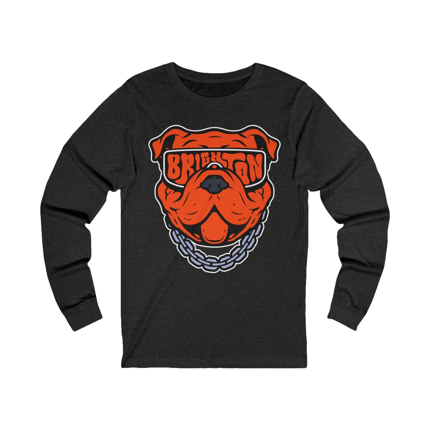 ADULT Bulldog Sunglasses Long Sleeve Tee (Unisex) - Premium