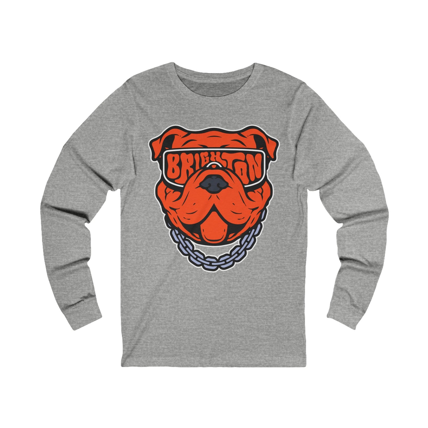 ADULT Bulldog Sunglasses Long Sleeve Tee (Unisex) - Premium