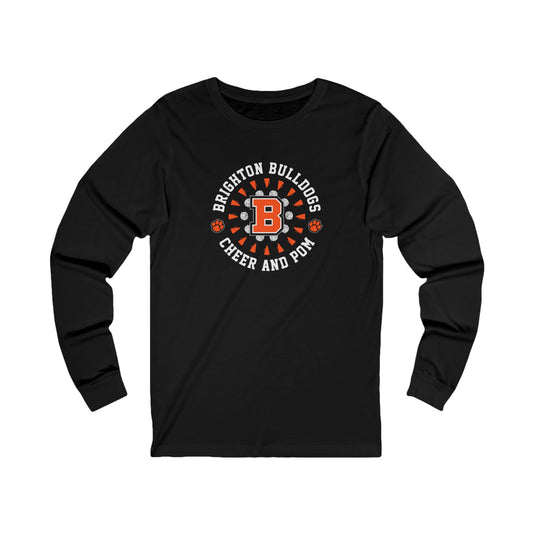 ADULT Cheer and Pom Long Sleeve Tee (Unisex) - Premium