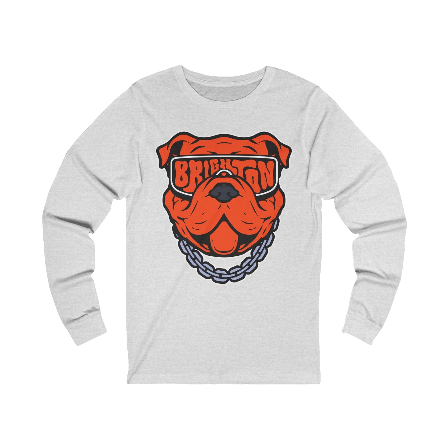 ADULT Bulldog Sunglasses Long Sleeve Tee (Unisex) - Premium