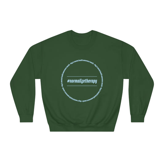#NormalizeTherapy Sweatshirt (Unisex)